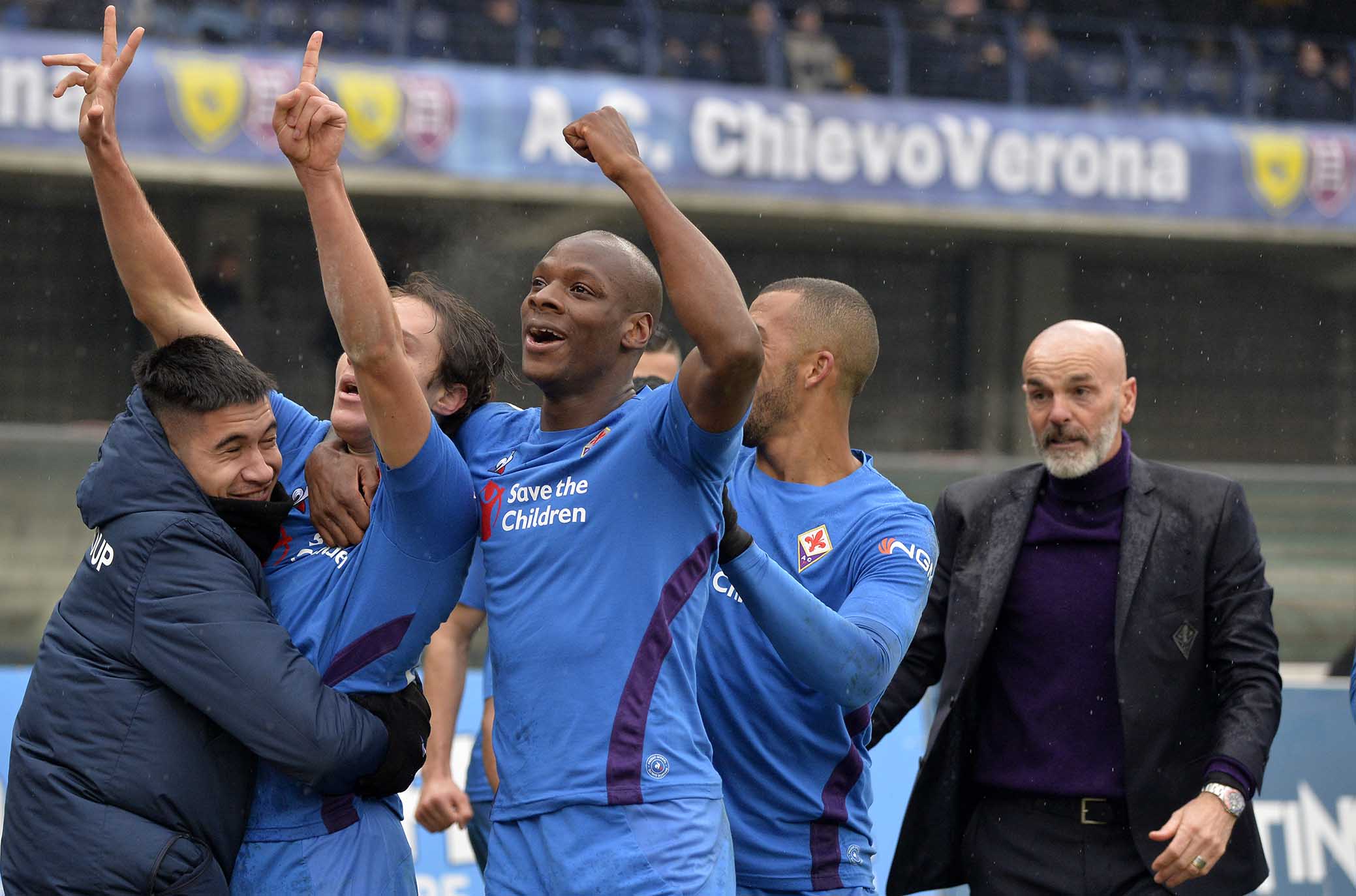 CHIEVO-FIORENTINA 27-01-2019 ESULTANZA DI FEDERICO CHIESA. GALASSI SILVANO/SILPRESS