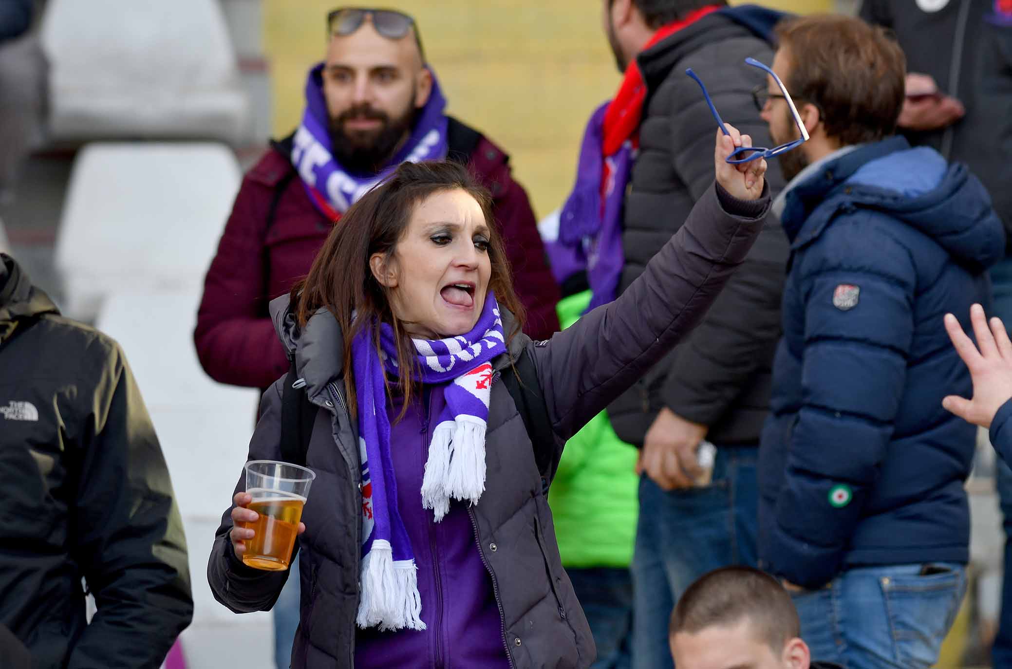 ph Marchisciano/SIL PRESS Torino 13-01-2019- Torino vs Fiorentina TIM CUP 2018-2019 nella foto: tifosi fiorentina