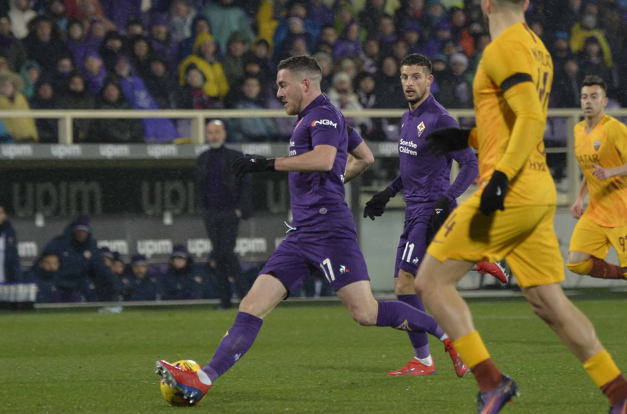 FIORENTINA-ROMA COPPA ITALIA 30-01-2019 JORDAN VERETOUT . GALASSI SILVANO/SILPRESS