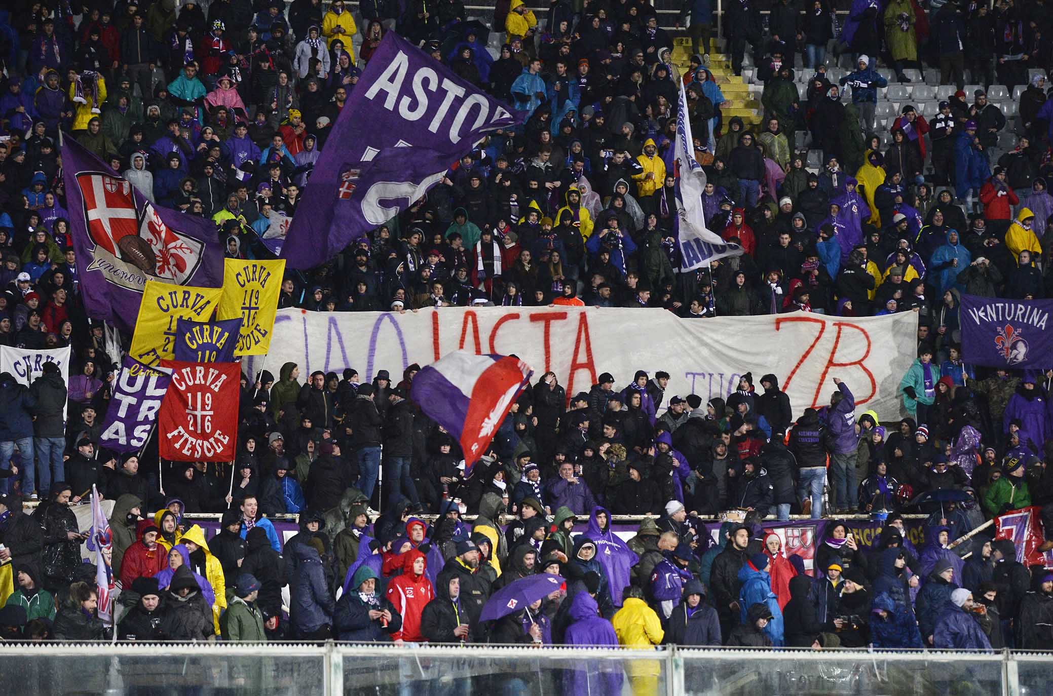 FIORENTINA-ROMA COPPA ITALIA 30-01-2019 TIFOSI FIORENTINA. GALASSI SILVANO/SILPRESS