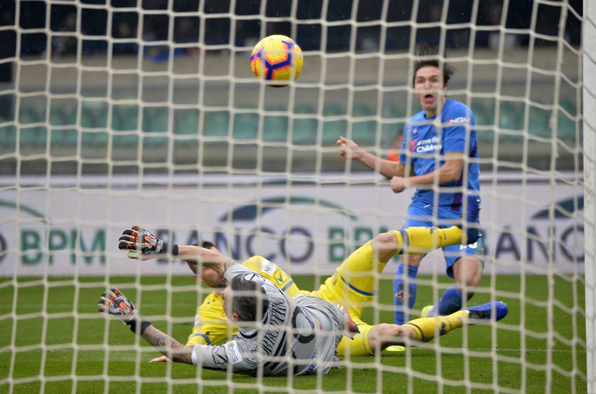 CHIEVO-FIORENTINA 27-01-2019 GOL DI FEDERICO CHIESA. GALASSI SILVANO/SILPRESS