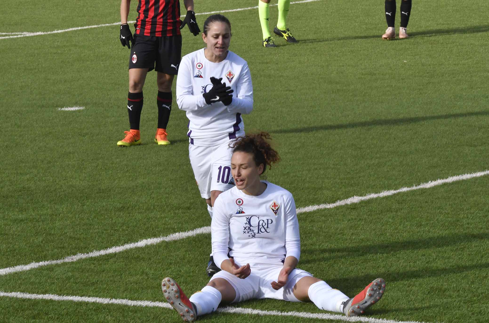 FIORENTINA WOMEN'S - MILAN. ILARIA MAURO E TATIANA BONETTI. GALASSI SILVANO/SILPRESS