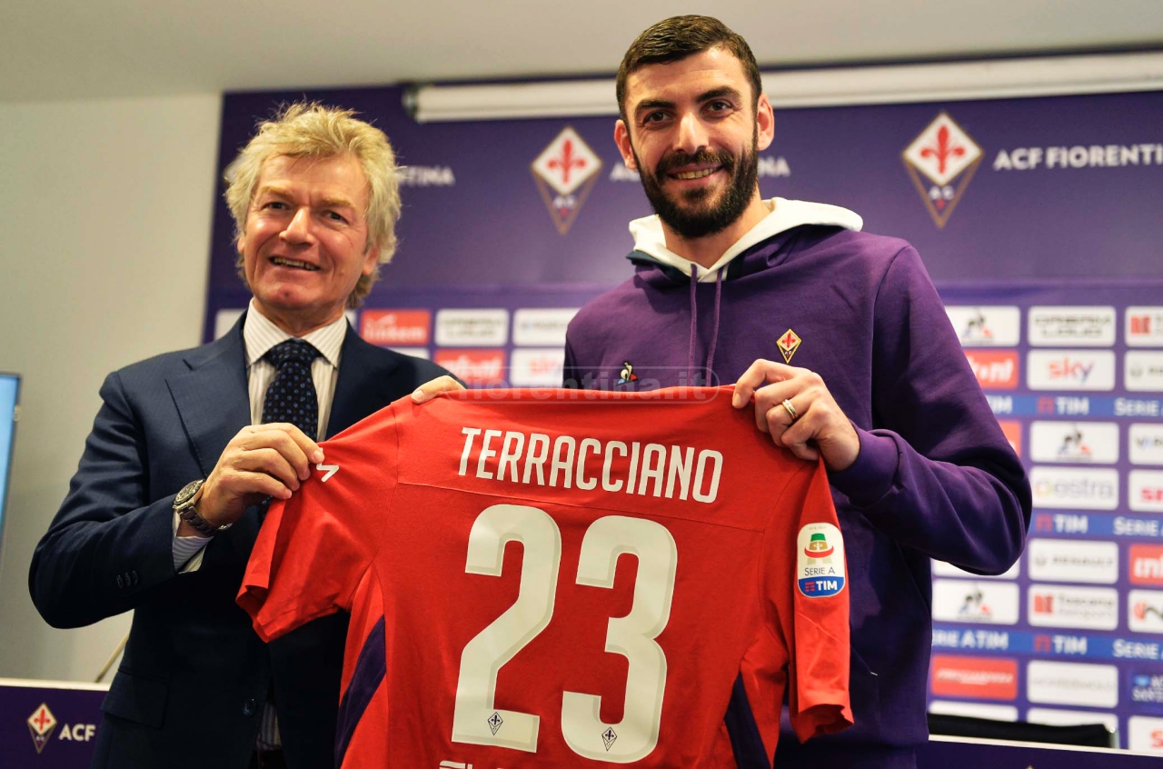 FIORENTINA 25-01-2019 PRESENTAZIONE DI PIETRO TERRACCIANO. GALASSI SILVANO/SILPRESS