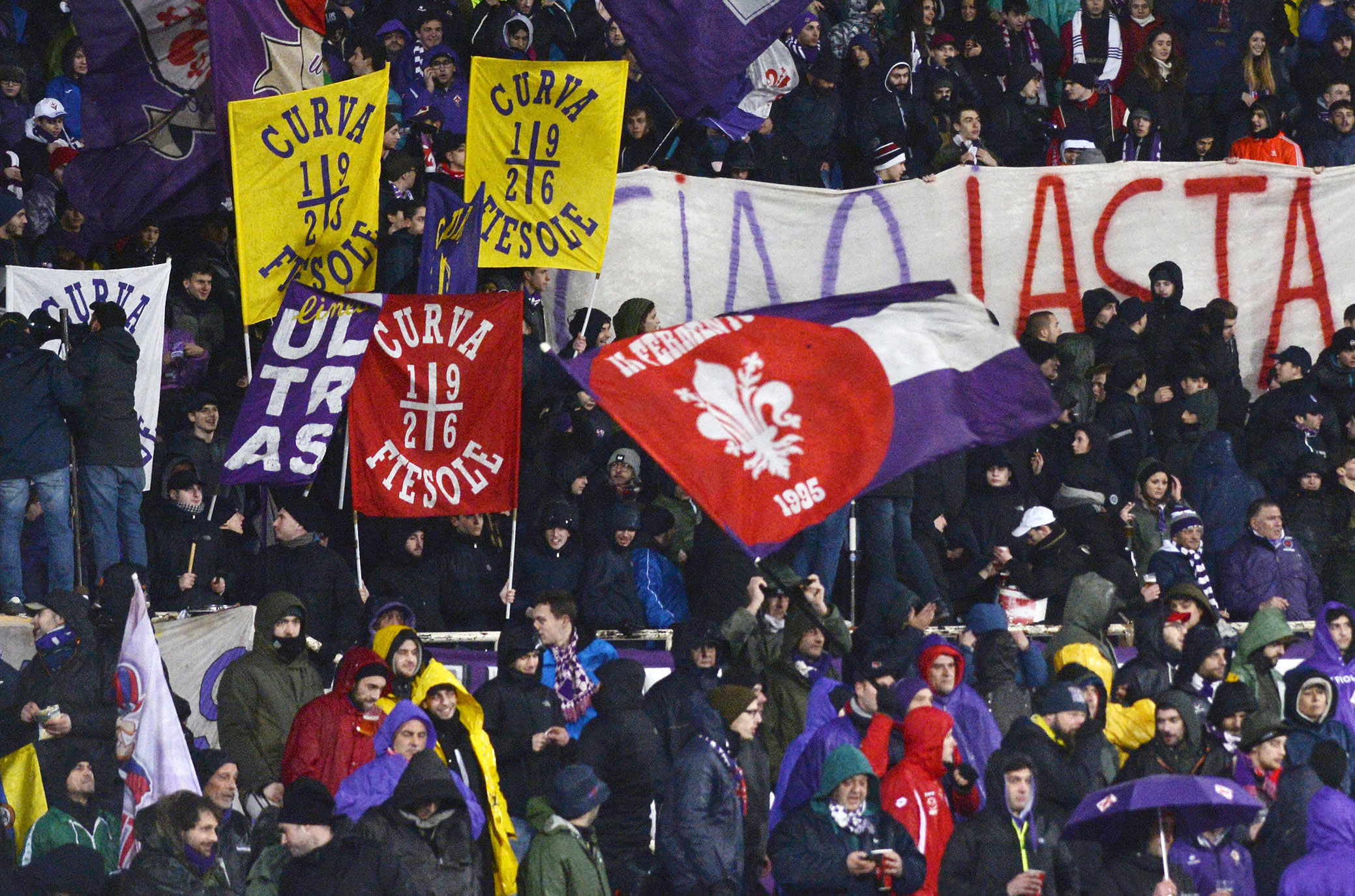 FIORENTINA-ROMA COPPA ITALIA 30-01-2019 TIFOSI FIORENTINA. GALASSI SILVANO/SILPRESS