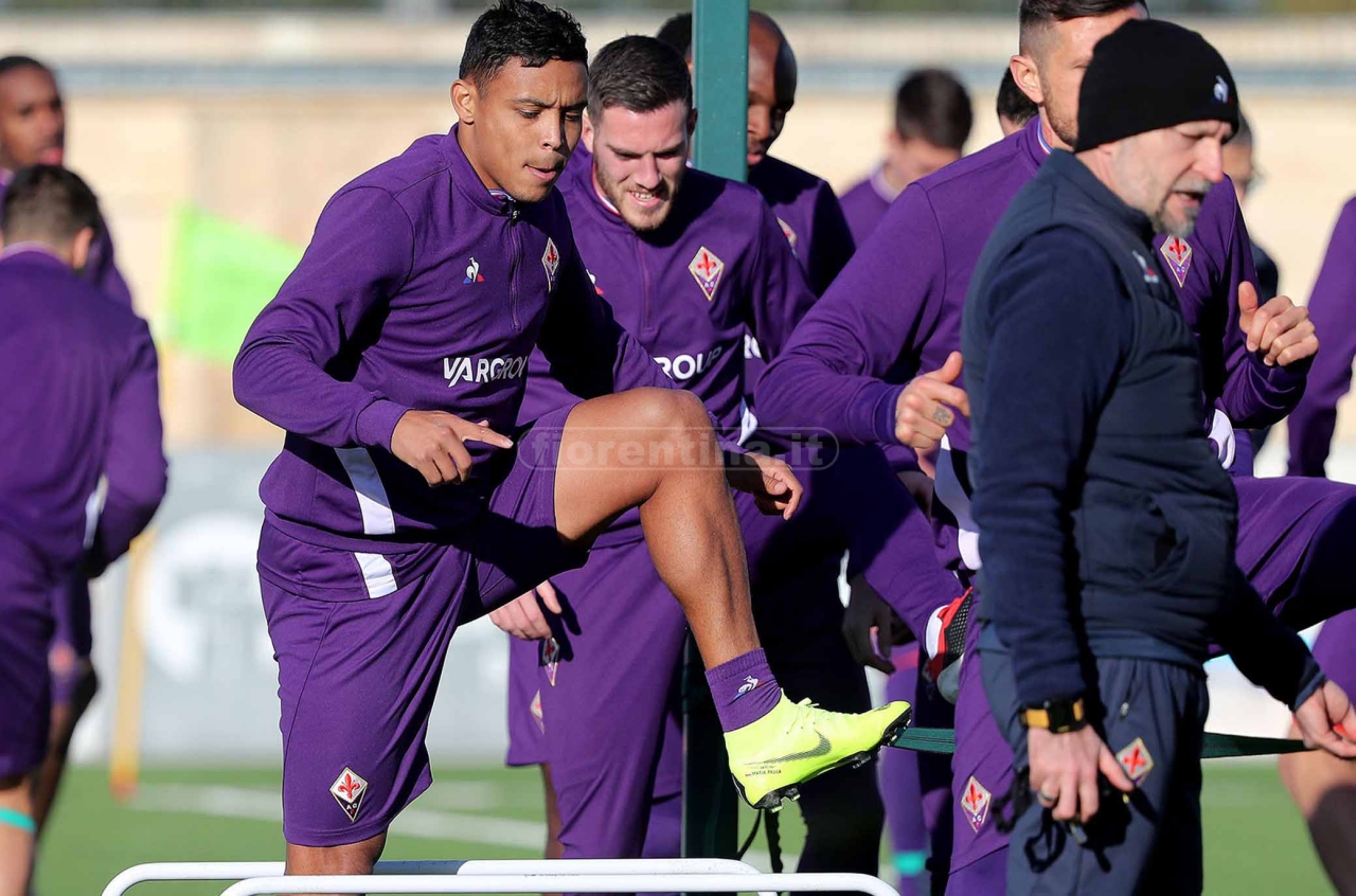 Le immagini dell'allenamento a Malta dei viola nella FOTOGALLERY di VI.IT
