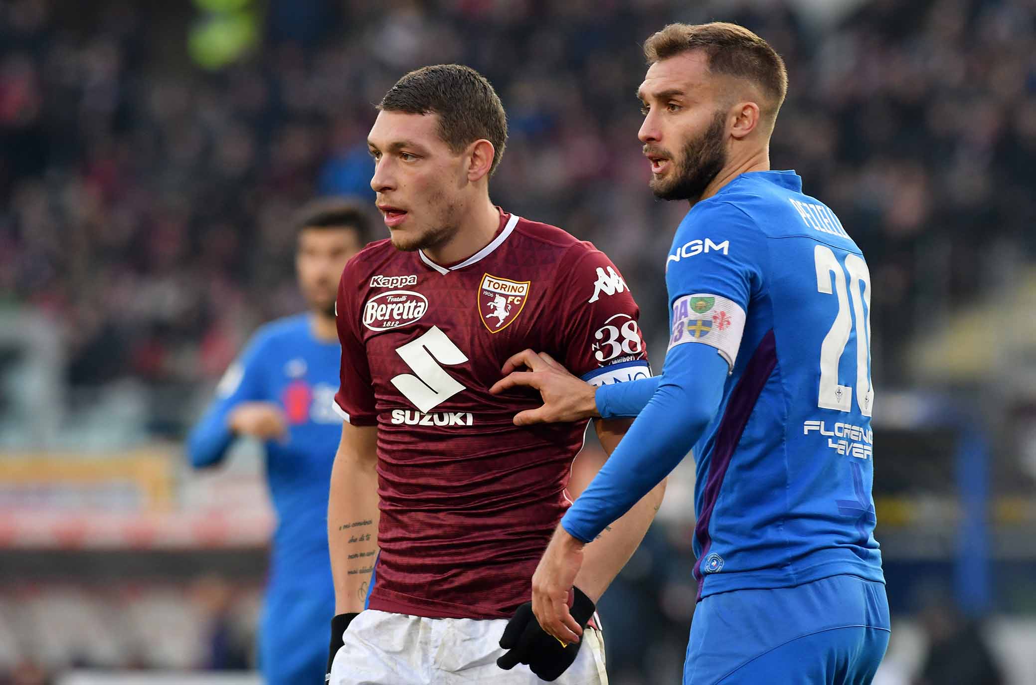 Torino, allarme Belotti. Out con la Fiorentina. Infortunio grave. Torna nel 2020