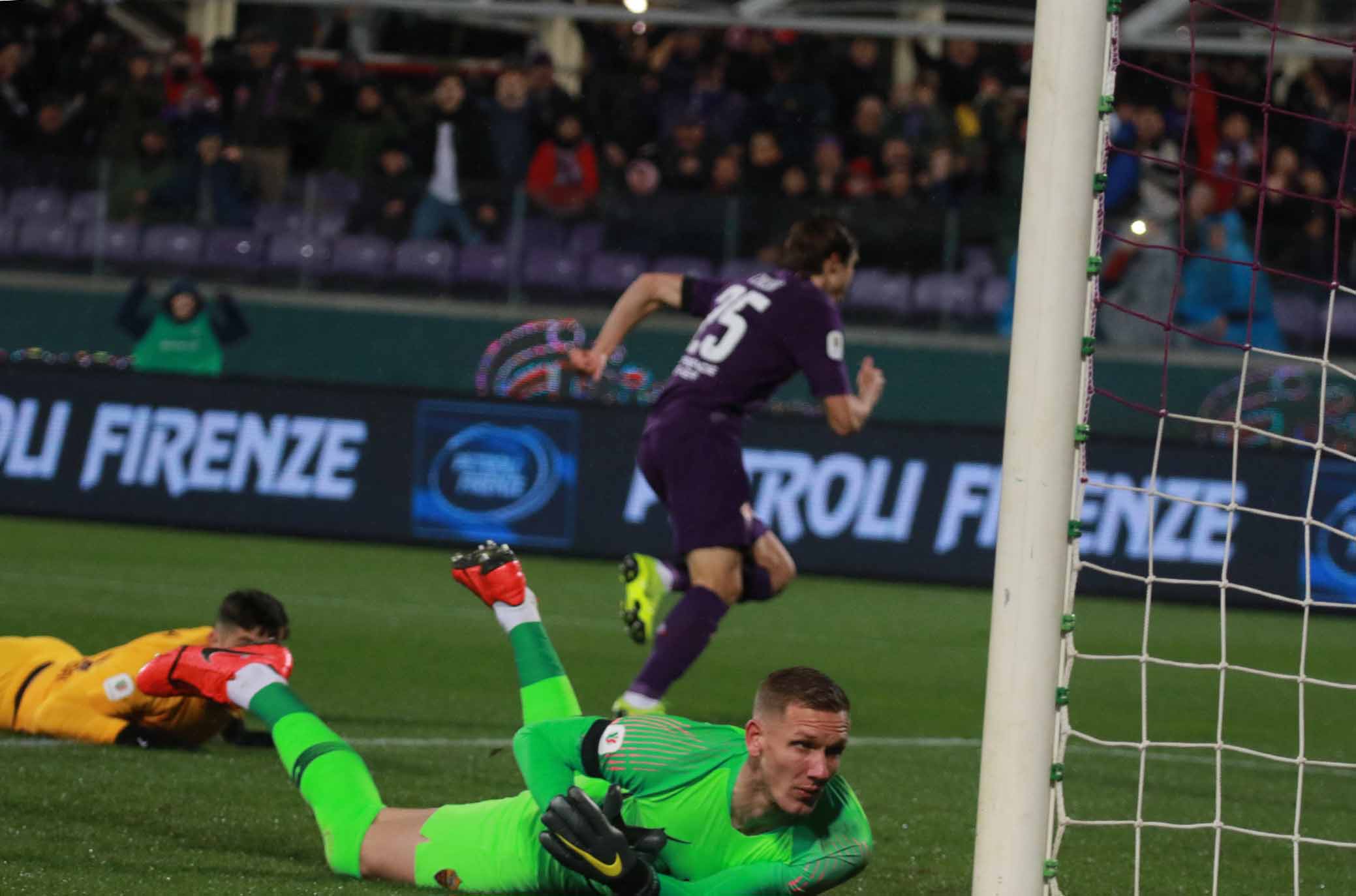FIORENTINA-ROMA COPPA ITALIA 30-01-2019 GOL DI FEDERICO CHIESA . GALASSI SILVANO/SILPRESS
