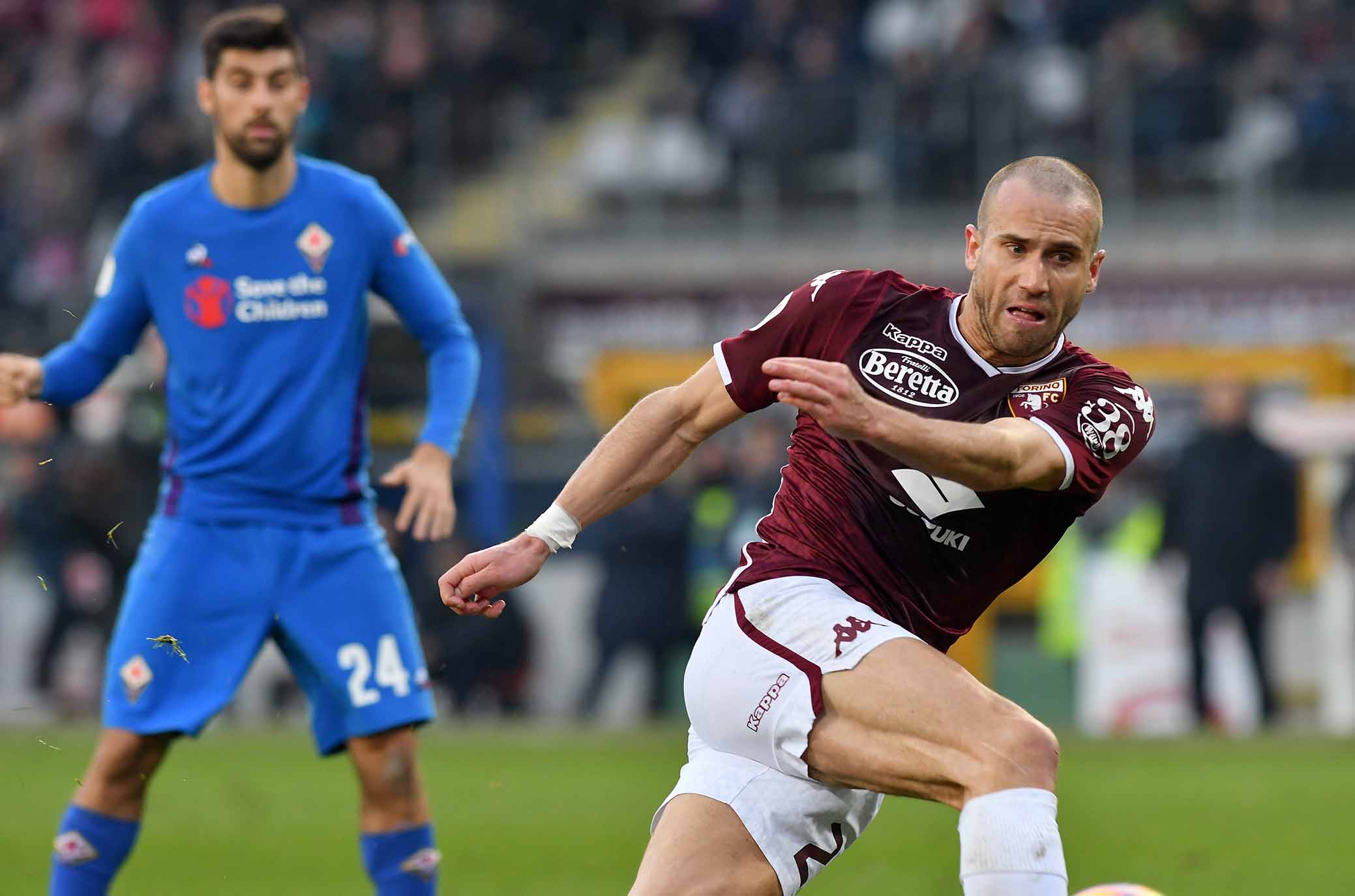Marchisciano/SILPRESS Torino 13-01-2019- Torino vs Fiorentina TIM CUP 2018-2019 nella foto: lorenzo de silvestri-azione del gol annullato