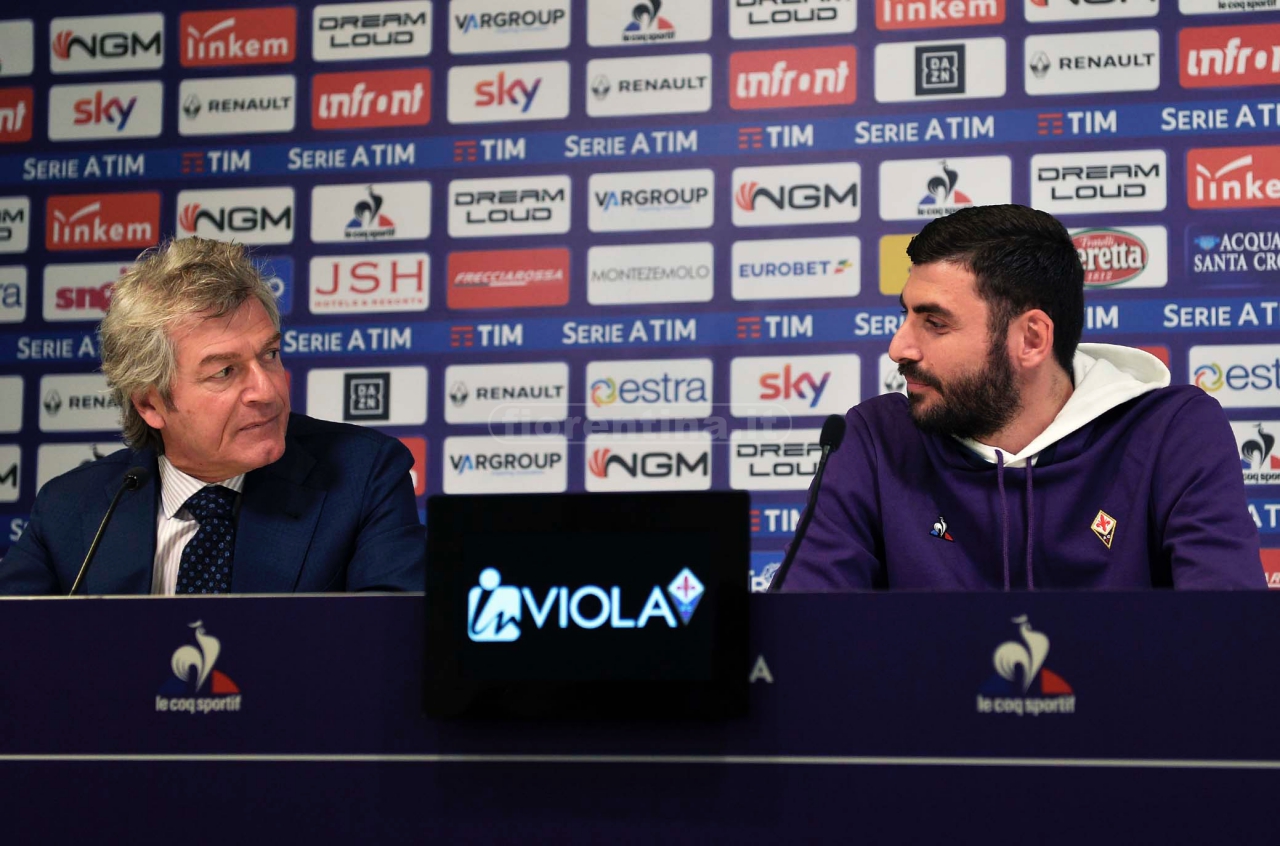 FIORENTINA 25-01-2019 PRESENTAZIONE DI PIETRO TERRACCIANO. GALASSI SILVANO/SILPRESS