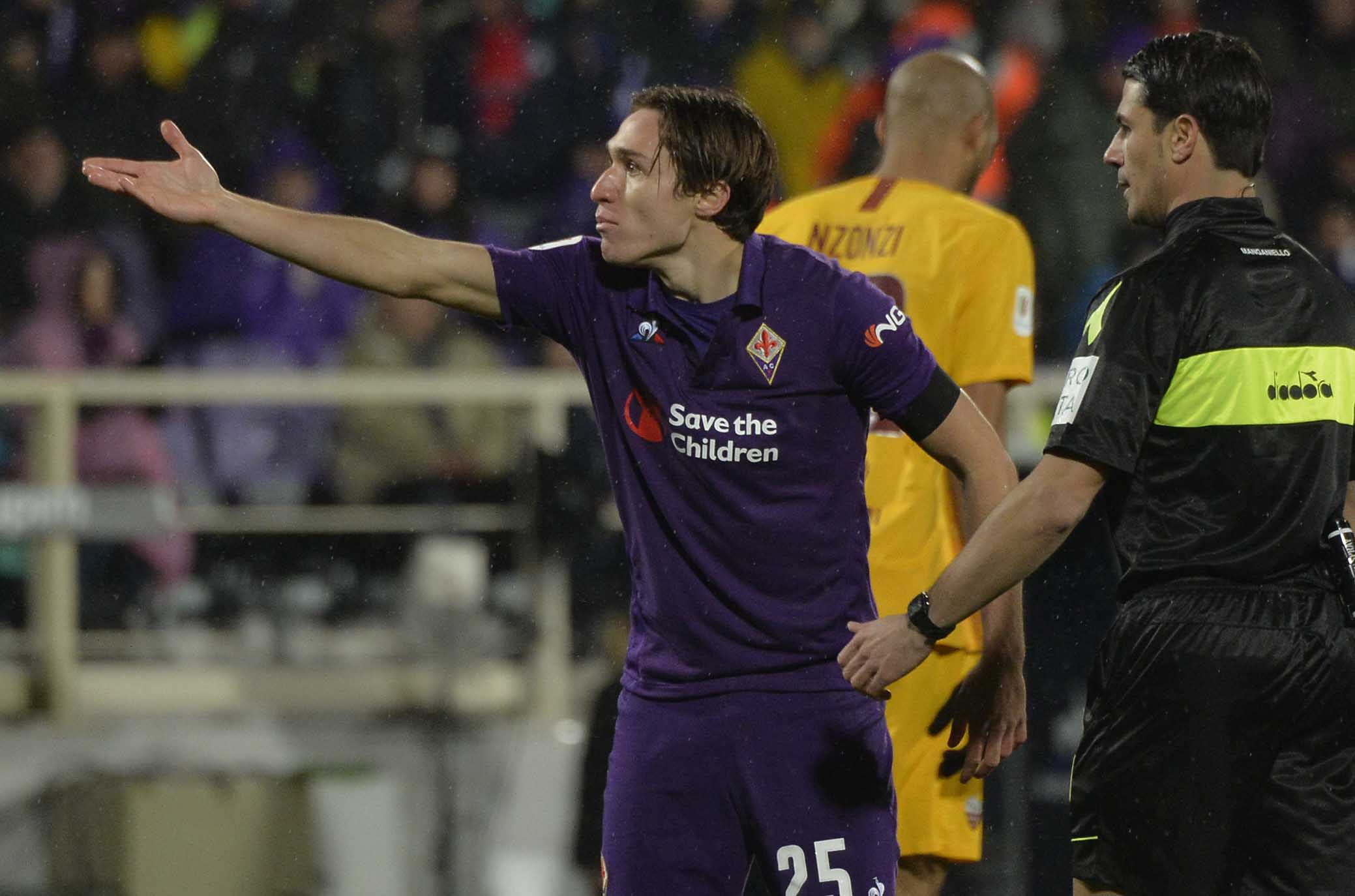 FIORENTINA-ROMA COPPA ITALIA 30-01-2019 FEDERICO CHIESA. GALASSI SILVANO/SILPRESS