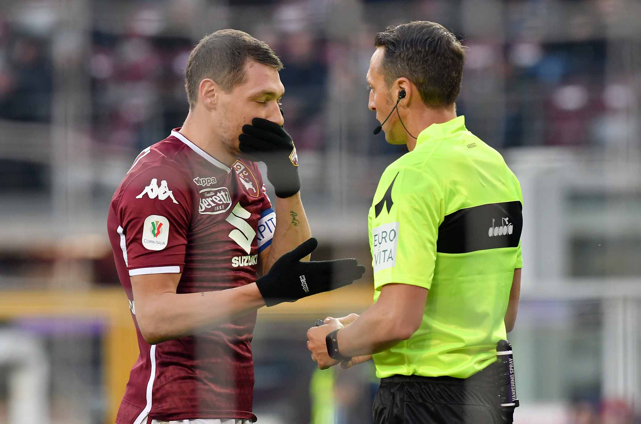 Marchisciano/SILPRESS Torino 13-01-2019- Torino vs Fiorentina TIM CUP 2018-2019 nella foto: rosario abisso e andrea belotti