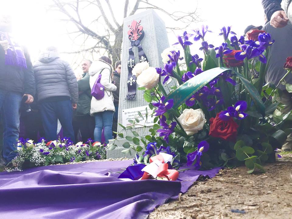 Inaugurato il monumento in ricordo dei tifosi scomparsi: tanti presenti, anche Antognoni (VIDEO)