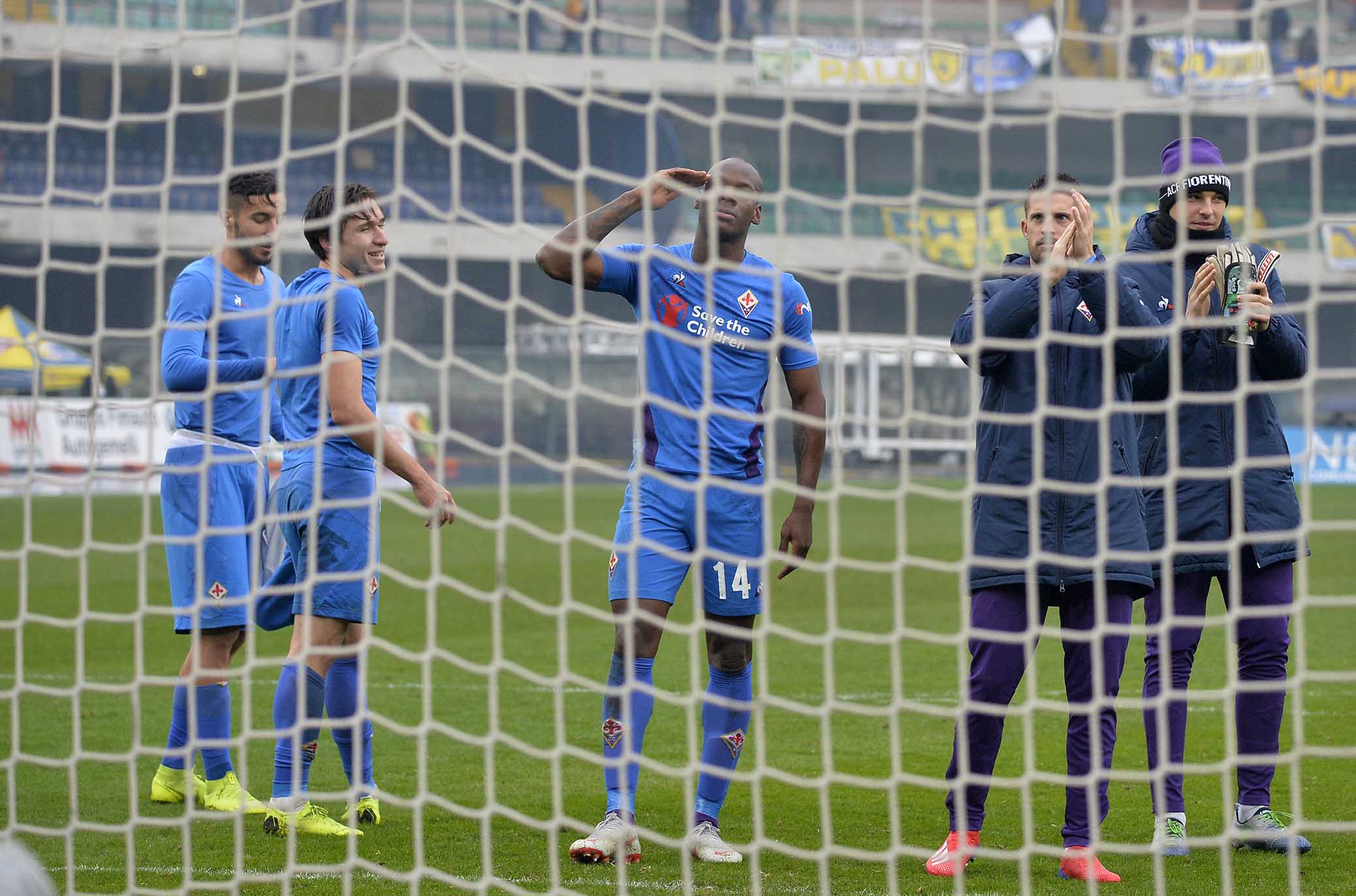 CHIEVO-FIORENTINA 27-01-2019 SALUTO AL CAPITANO DI DABO. GALASSI SILVANO/SILPRESS