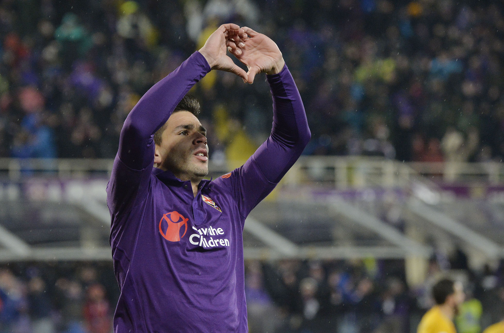 FIORENTINA-ROMA COPPA ITALIA 30-01-2019 ESULTANZA DI GIOVANNI SIMEONE. GALASSI SILVANO/SILPRESS