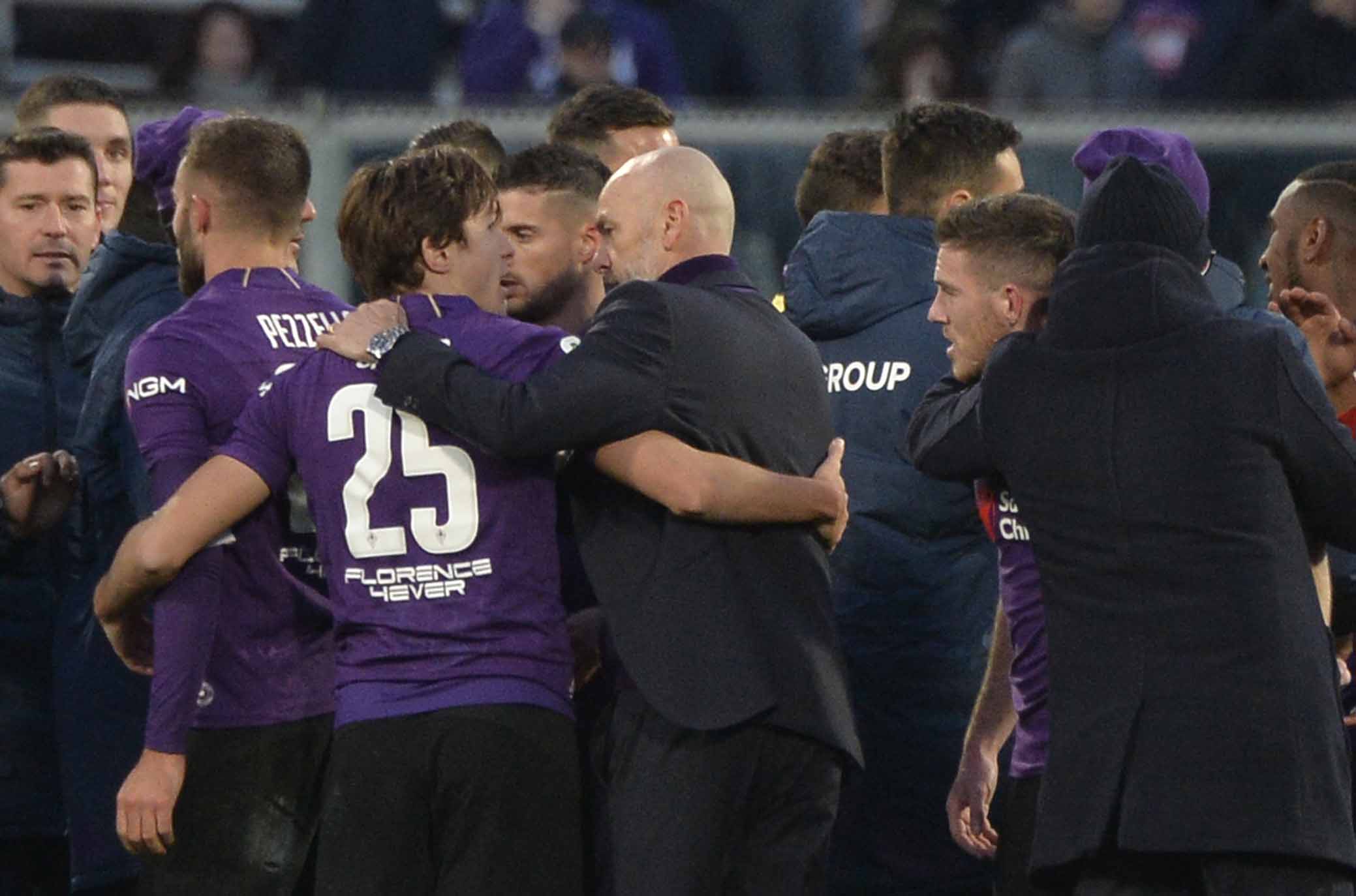 FIORENTINA-SAMPDORIA 20-01-2019 ESULTANZA FINALE. GALASSI SILAVNO/SILPRESS