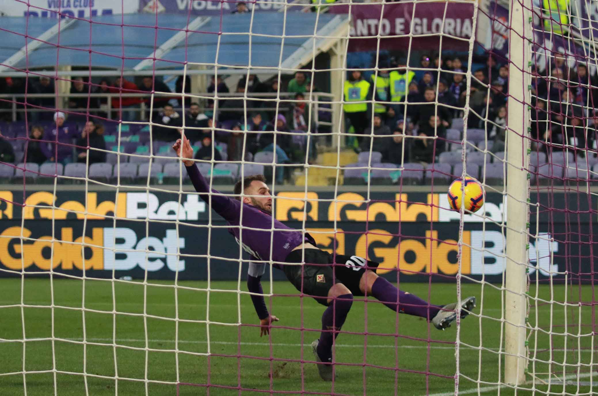 FIORENTINA-SAMPDORIA 20-01-2019 GERMAN PEZZELLA GOL DEL 3-3. GALASSI SILAVNO/SILPRESS