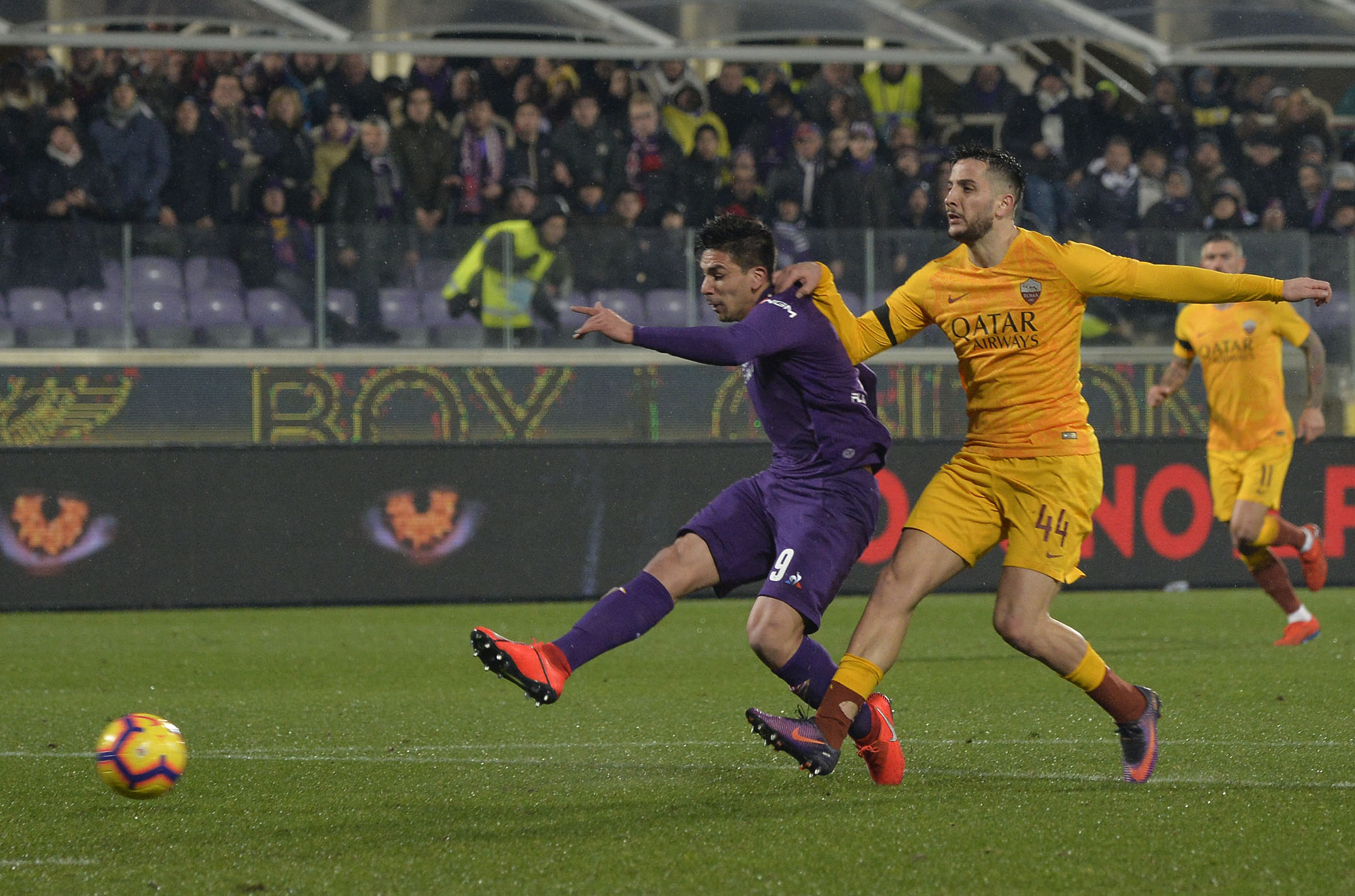 FIORENTINA-ROMA COPPA ITALIA 30-01-2019 GOL DI GIOVANNI SIMEONE. GALASSI SILVANO/SILPRESS
