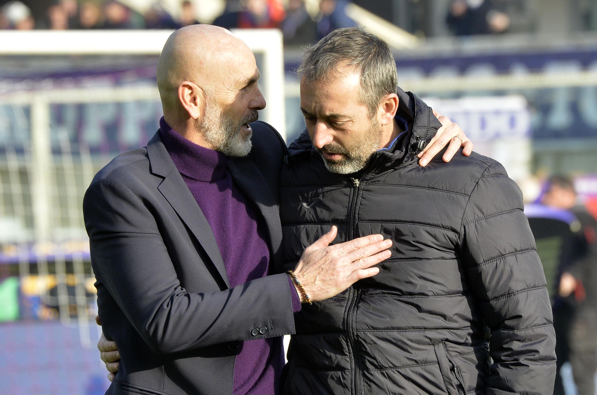 FIORENTINA-SAMPDORIA 20-01-2019 STEFANO PIOLI E MARCO GIAMPAOLO. GALASSI SILAVNO/SILPRESS