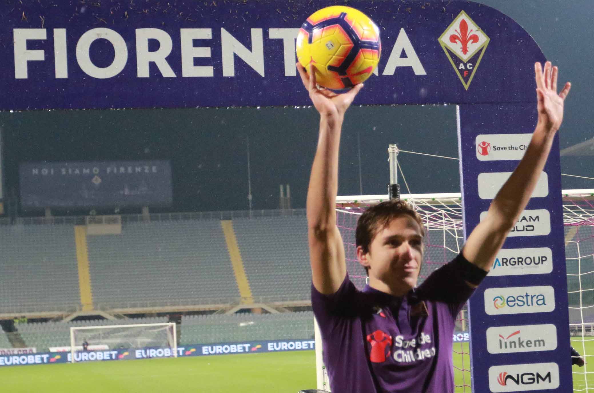FIORENTINA-ROMA COPPA ITALIA 30-01-2019 FEDERICO CHIESA AFINE PARTITA. GALASSI SILVANO/SILPRESS