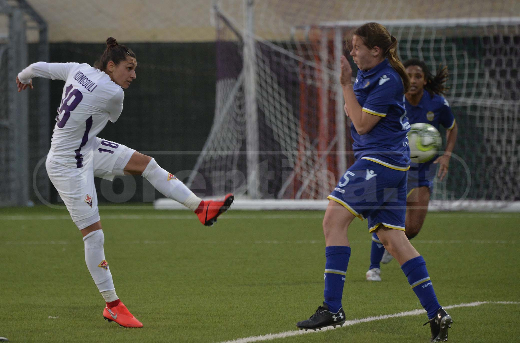 FIORENTINA WOMEN-HELLAS VERONA 20-02-2019. GOL DI SOFIA KONGOULI. GALASSI SILVANO/SILPRESS