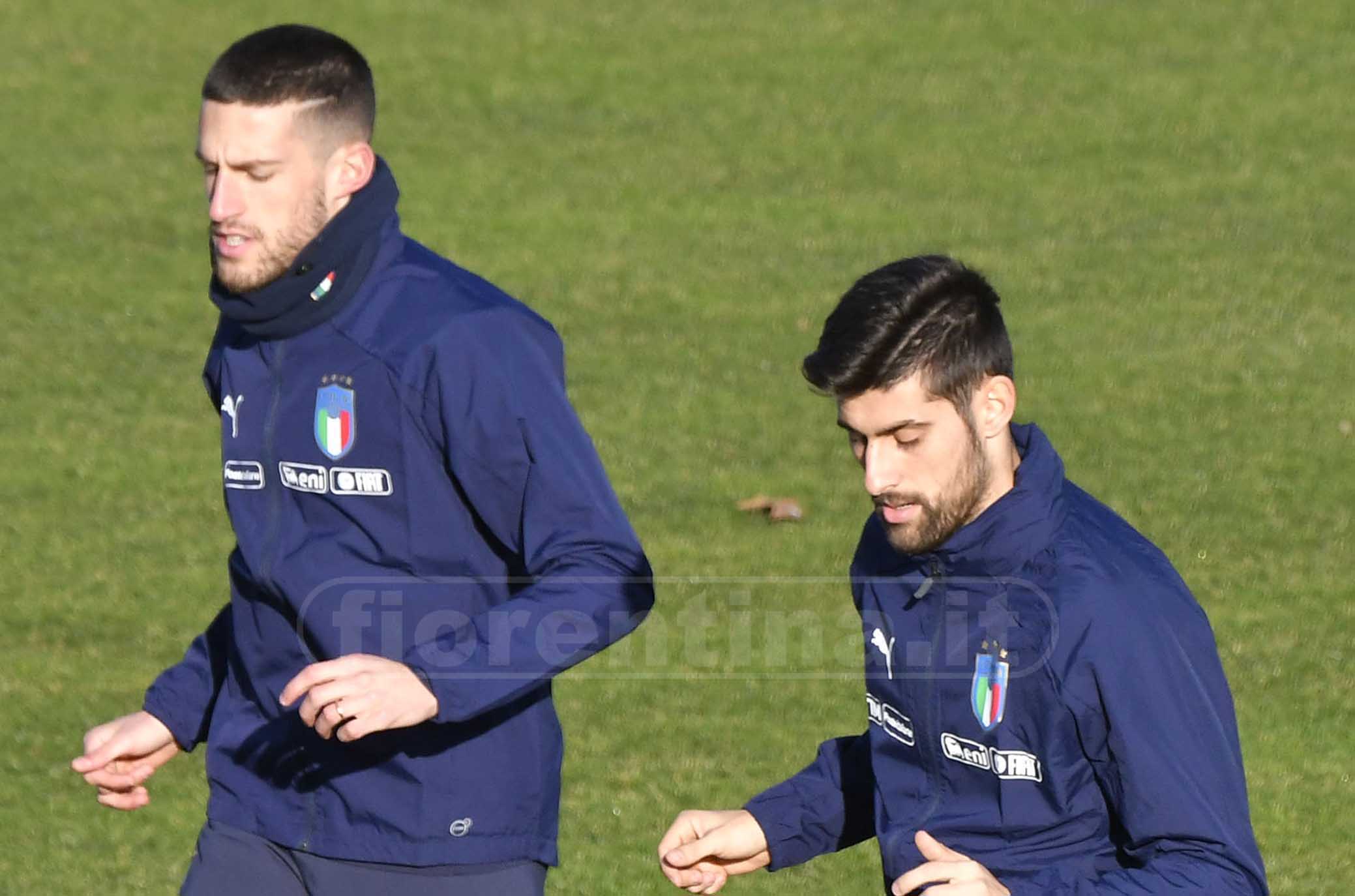 COVERCIANO RITIRO DELLA NAZIONALE 04-02-2019. CRISTIANO BIRAGHI E MARCO BENASSI. GALASSI SILVANO/SILPRESS