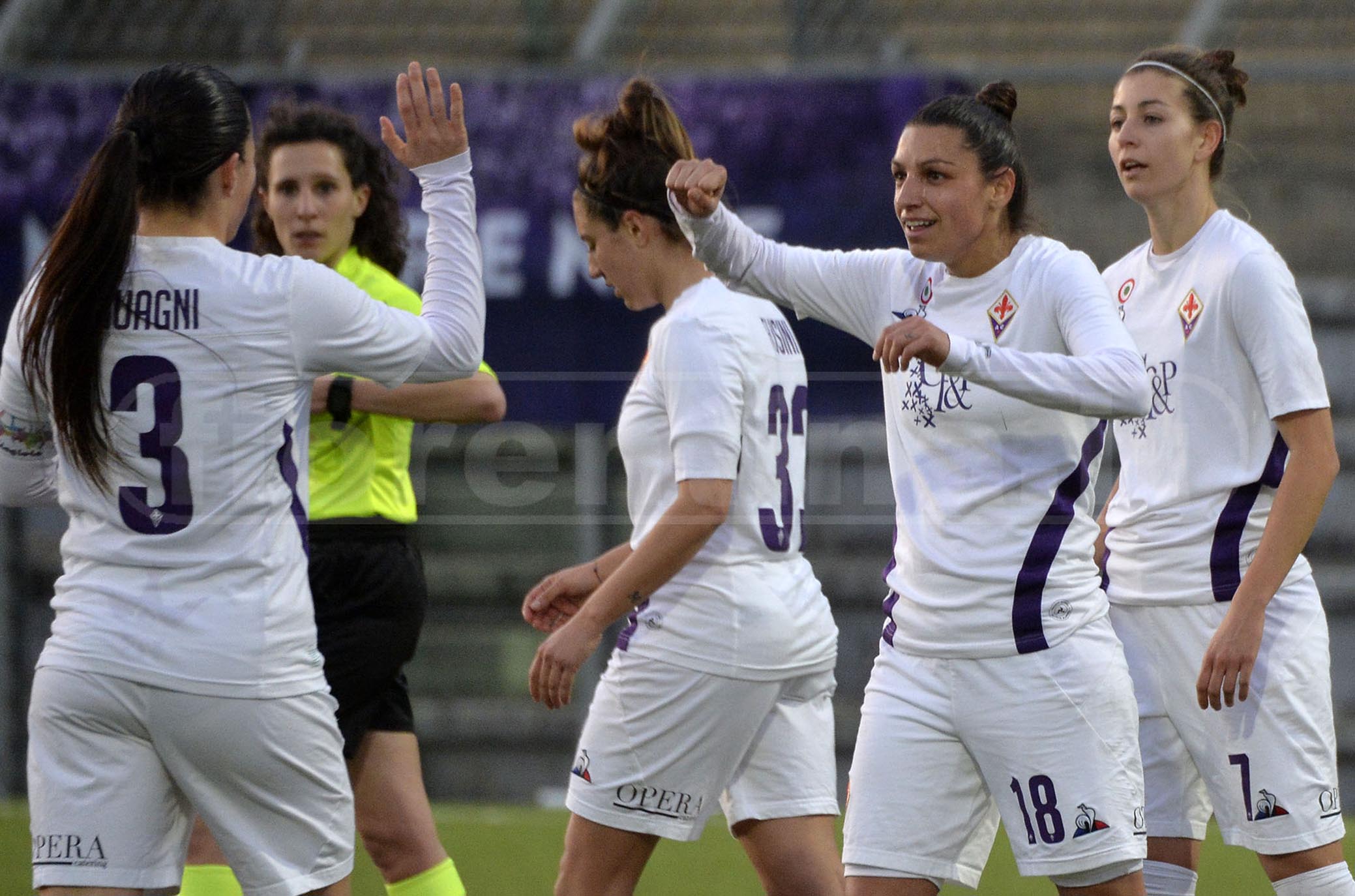 FIORENTINA WOMEN-HELLAS VERONA 20-02-2019. ESULTANZA DI SOFIA KONGOULI. GALASSI SILVANO/SILPRESS