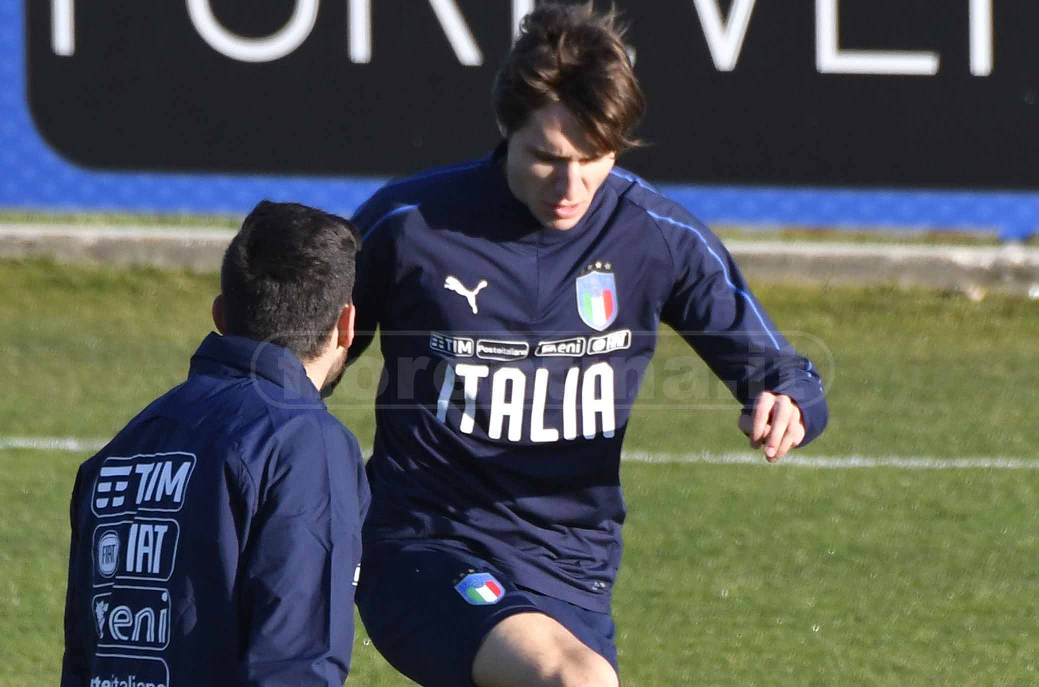 COVERCIANO RITIRO DELLA NAZIONALE 04-02-2019. FEDERICO CHIESA. GALASSI SILVANO/SILPRESS