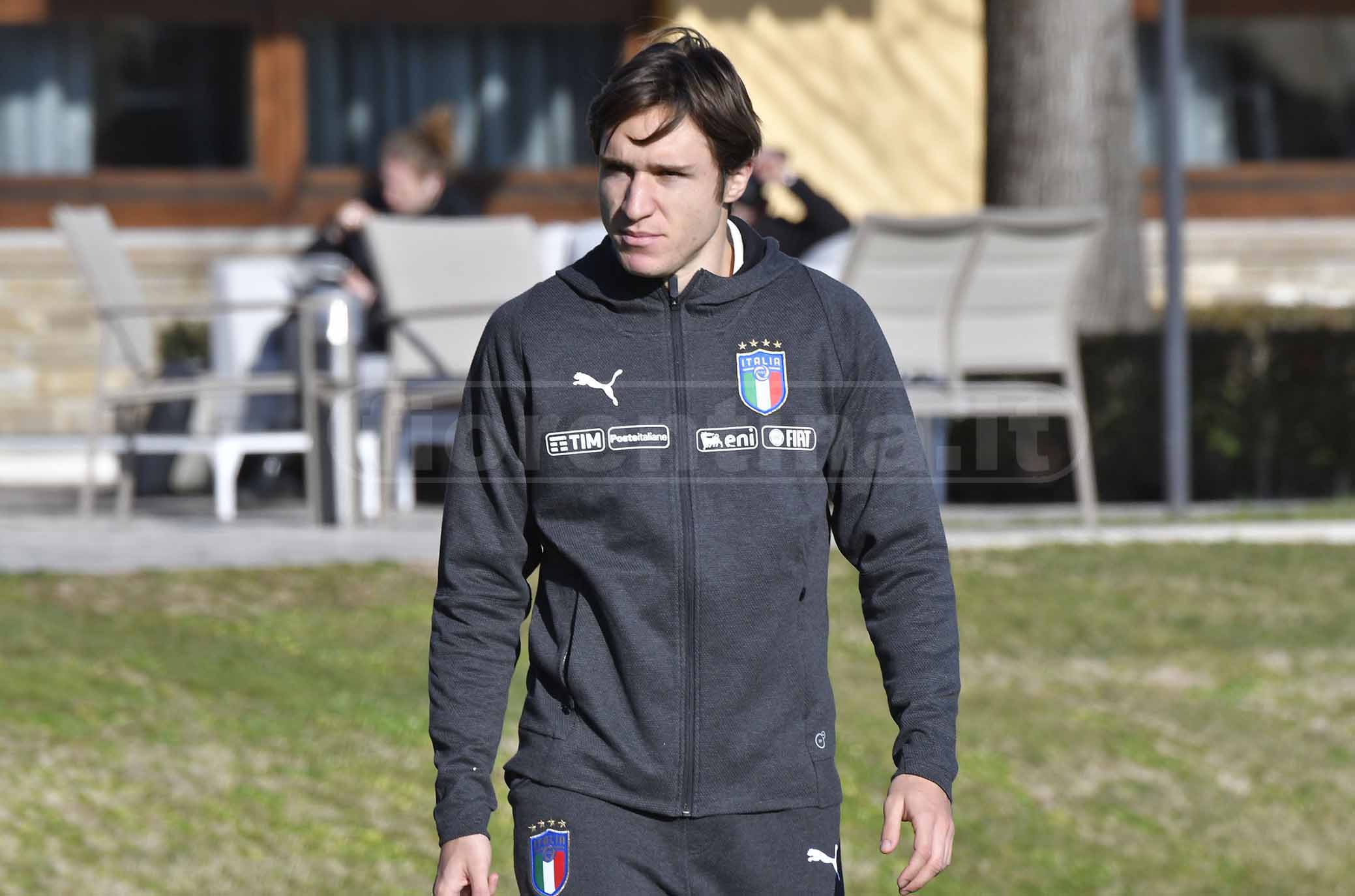 COVERCIANO RITIRO DELLA NAZIONALE 04-02-2019. FEDERICO CHIESA. GALASSI SILVANO/SILPRESS