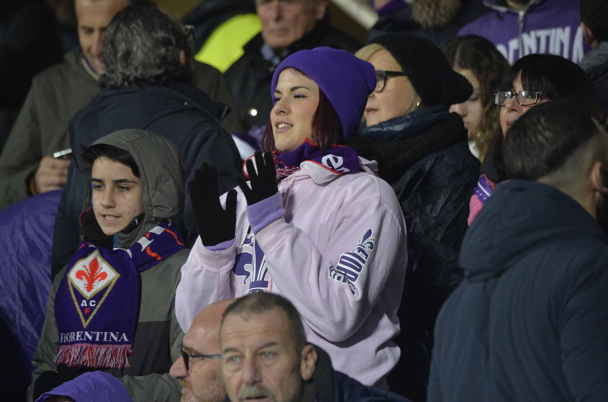 FIORENTINA-NAPOLI 09-02-2019 TIFOSI DELLA FIORENTINA. GALASSI SILVANO/SILPRESS