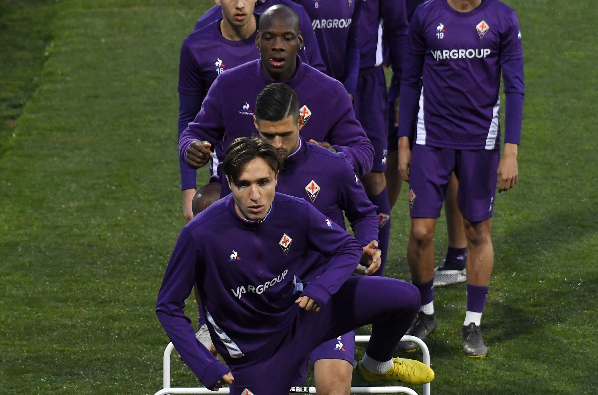 FIORENTINA 25-02-2019 VINCENT LAURINI, FEDERICO CHIESA E DABO. GALASSI SILVANO/SILPRESS