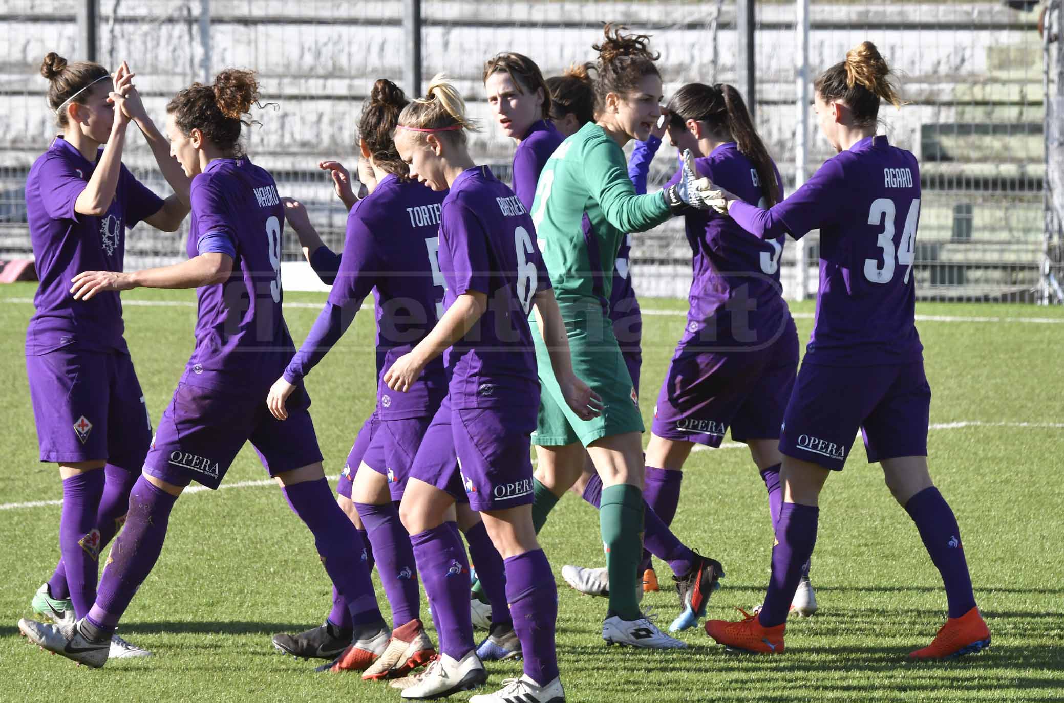 FIORENTINA WOMEN'S-BARI 05-02-2019. ESULTANZA DOPO IL GOL DI ILARIA MAURO. GALASSI SILVANO/SILPRESS