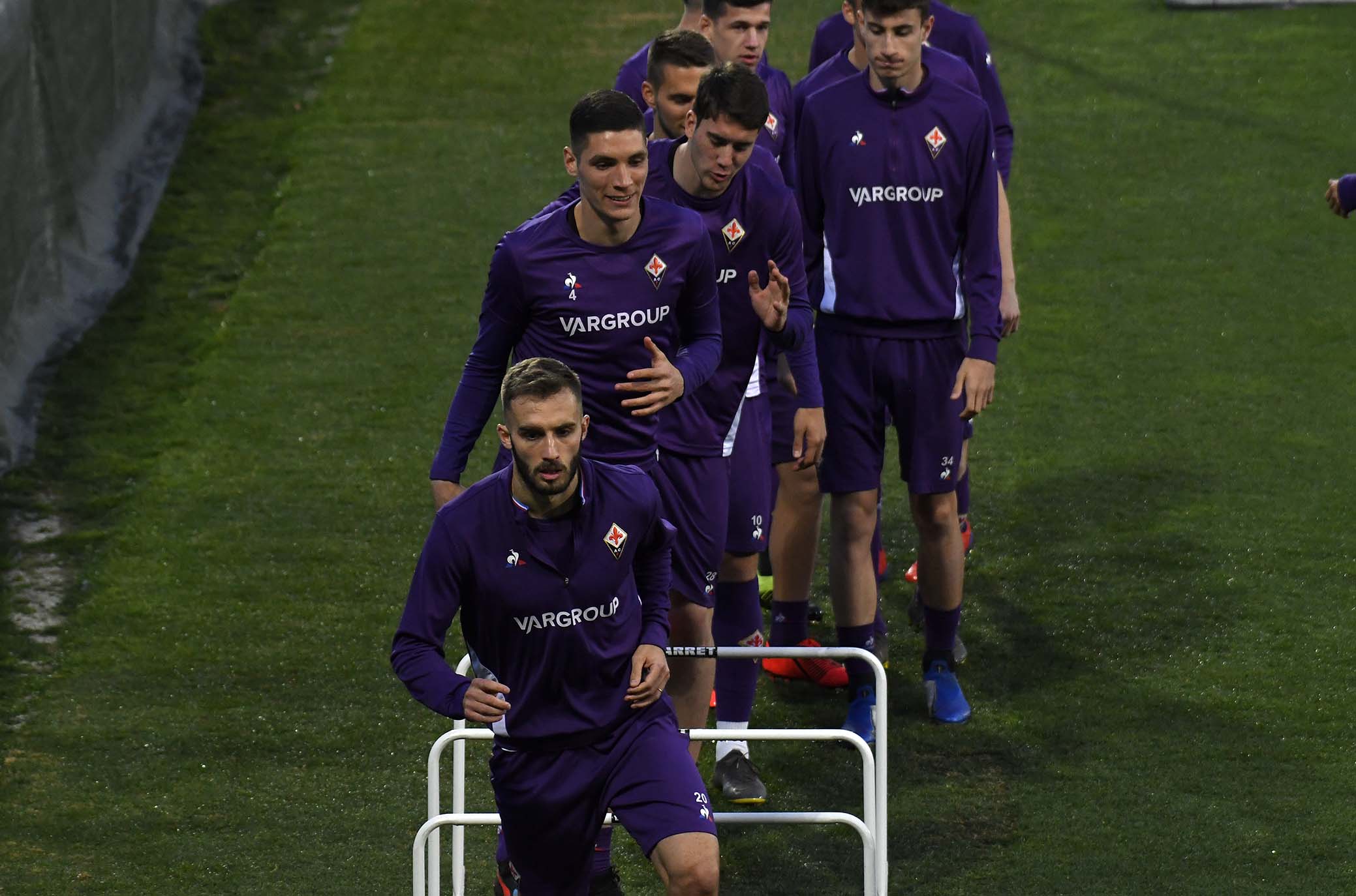 FIORENTINA 25-02-2019 GERMAN PEZZELLA GUIDA IL GRUPPO. GALASSI SILVANO/SILPRESS