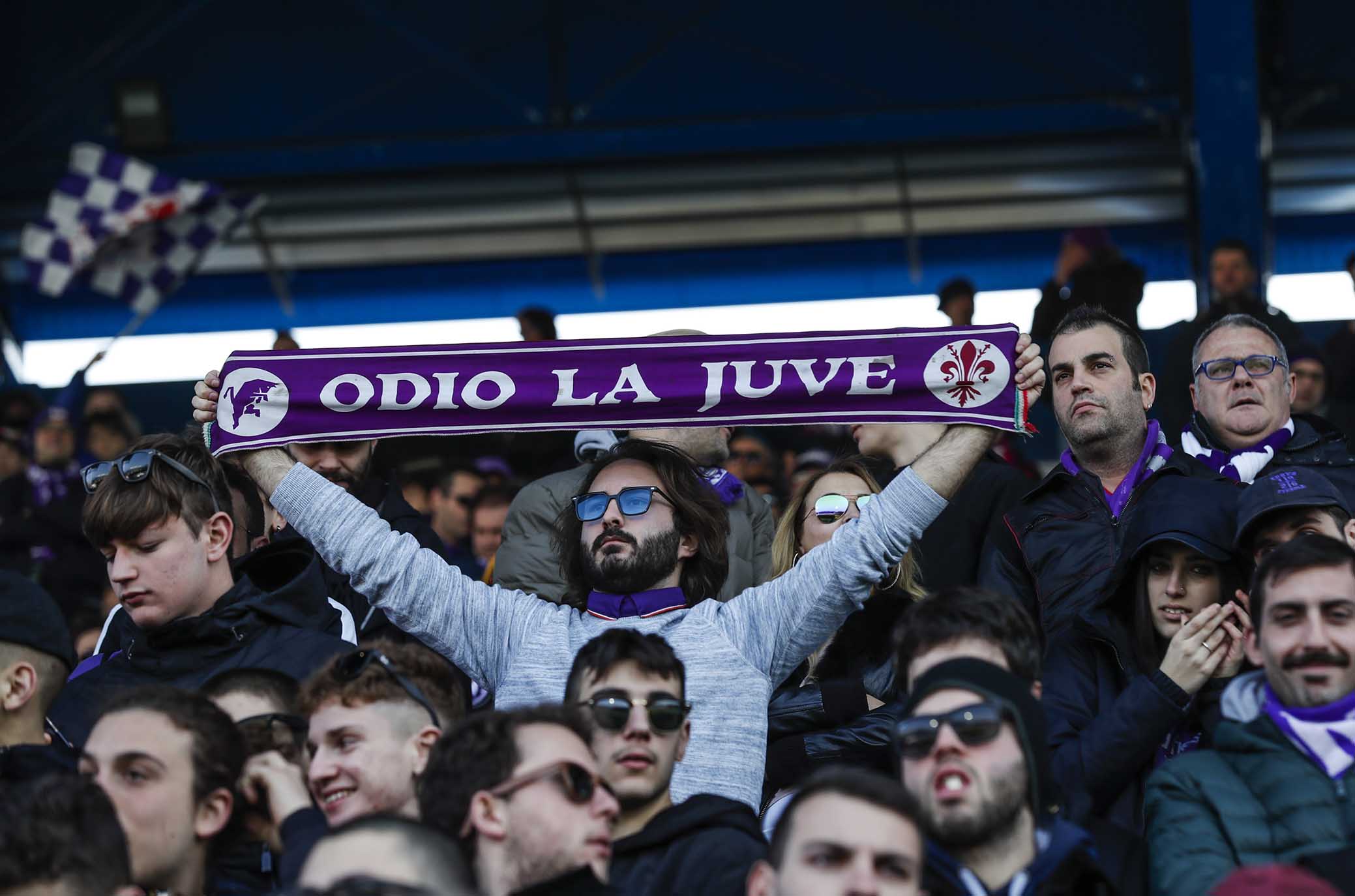 FERRARA - ITALY, 17-02-19 - 24° GIORNATA DI CAMPIONATO SERIE A TIM - STADIO PAOLO MAZZA : SPAL VS FIORENTINA, FOTO DI CASTALDI, NELLA FOTO: TIFOSI DELLA FIORENTINA
