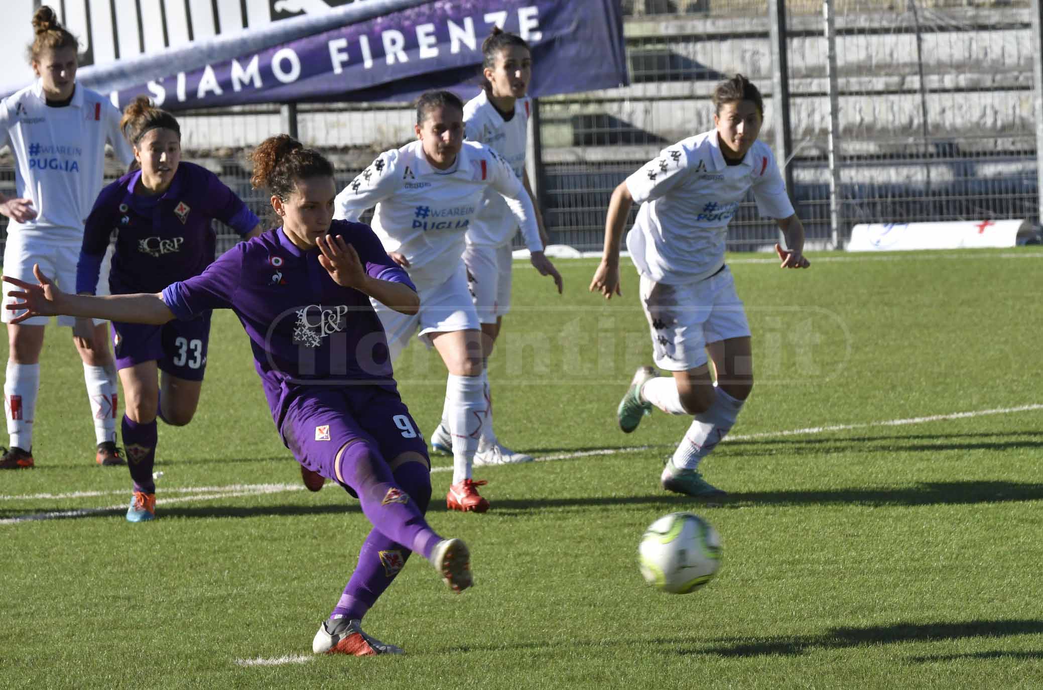 FIORENTINA WOMEN'S-BARI 05-02-2019. RIGORE PARATO A ILARIA MAURO. GALASSI SILVANO/SILPRESS