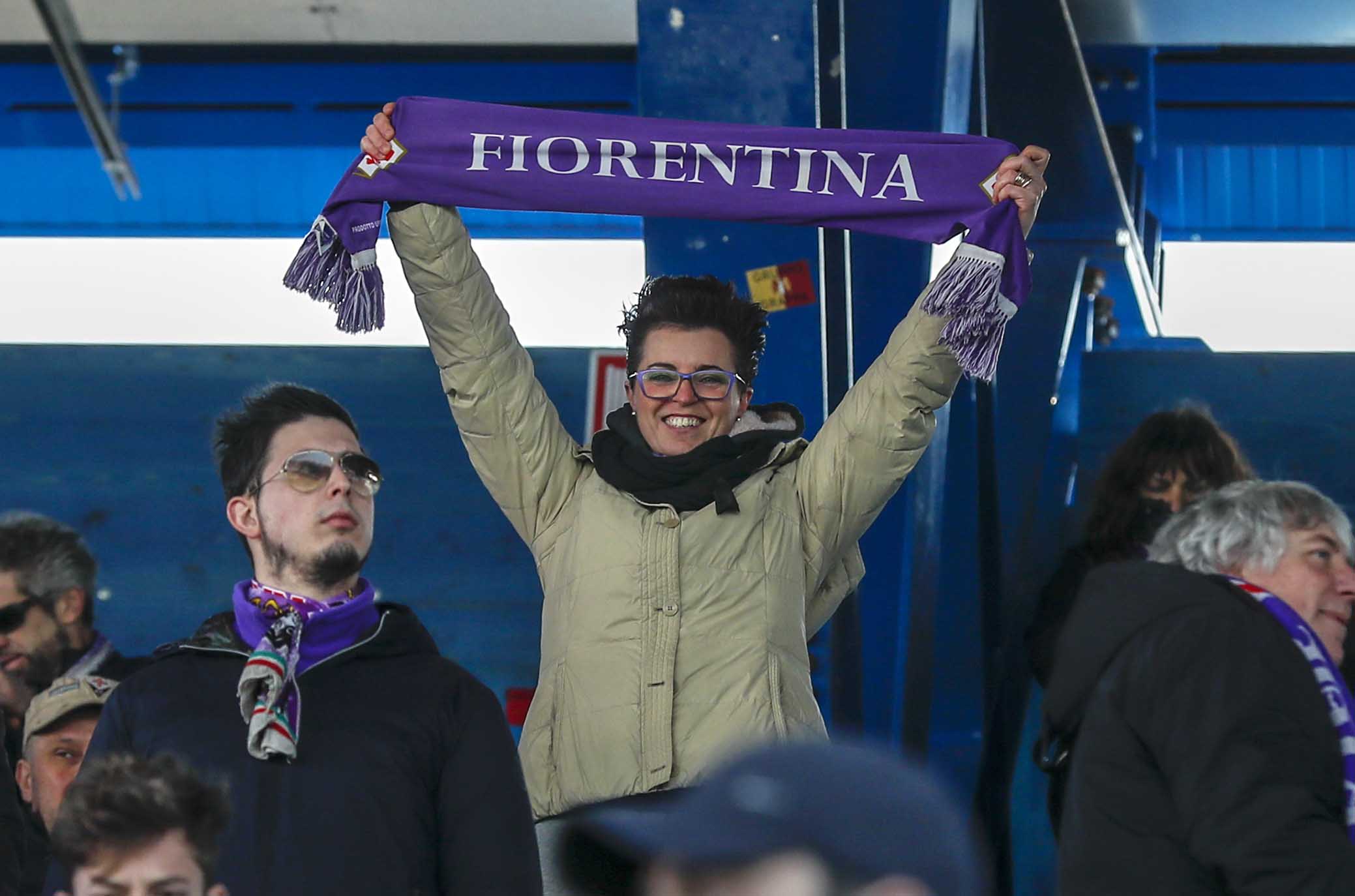 FERRARA - ITALY, 17-02-19 - 24° GIORNATA DI CAMPIONATO SERIE A TIM - STADIO PAOLO MAZZA : SPAL VS FIORENTINA, FOTO DI CASTALDI, NELLA FOTO: TIFOSA DELLA FIORENTINA