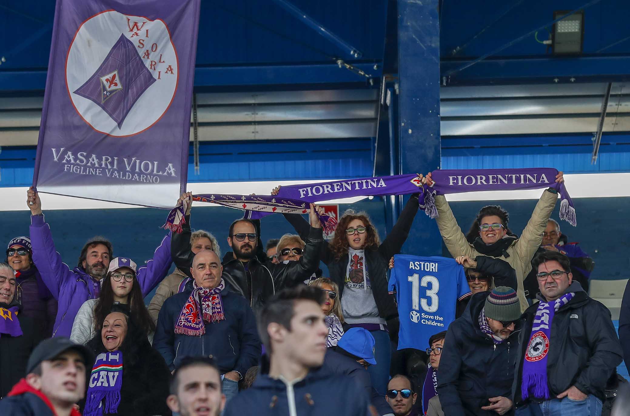 FERRARA - ITALY, 17-02-19 - 24° GIORNATA DI CAMPIONATO SERIE A TIM - STADIO PAOLO MAZZA : SPAL VS FIORENTINA, FOTO DI CASTALDI, NELLA FOTO: TIFOSI DELLA FIORENTINA