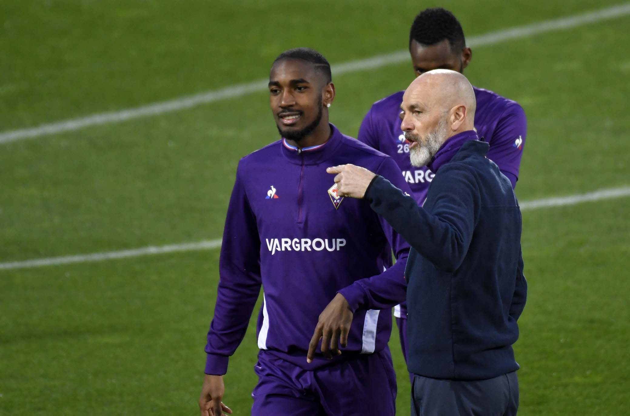FIORENTINA 25-02-2019 STEFANO PIOLI E GERSON. GALASSI SILVANO/SILPRESS