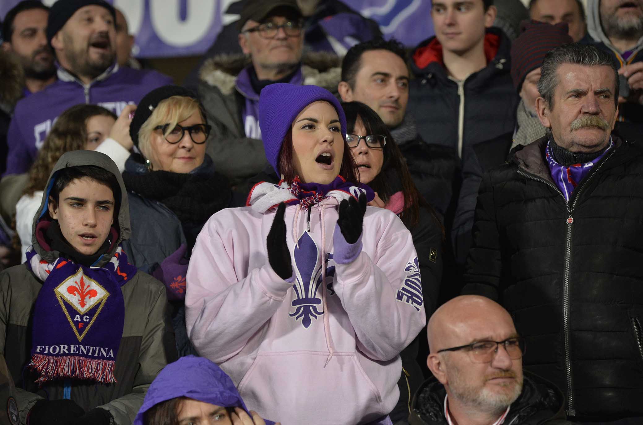 FIORENTINA-NAPOLI 09-02-2019 TIFOSI DELLA FIORENTINA. GALASSI SILVANO/SILPRESS