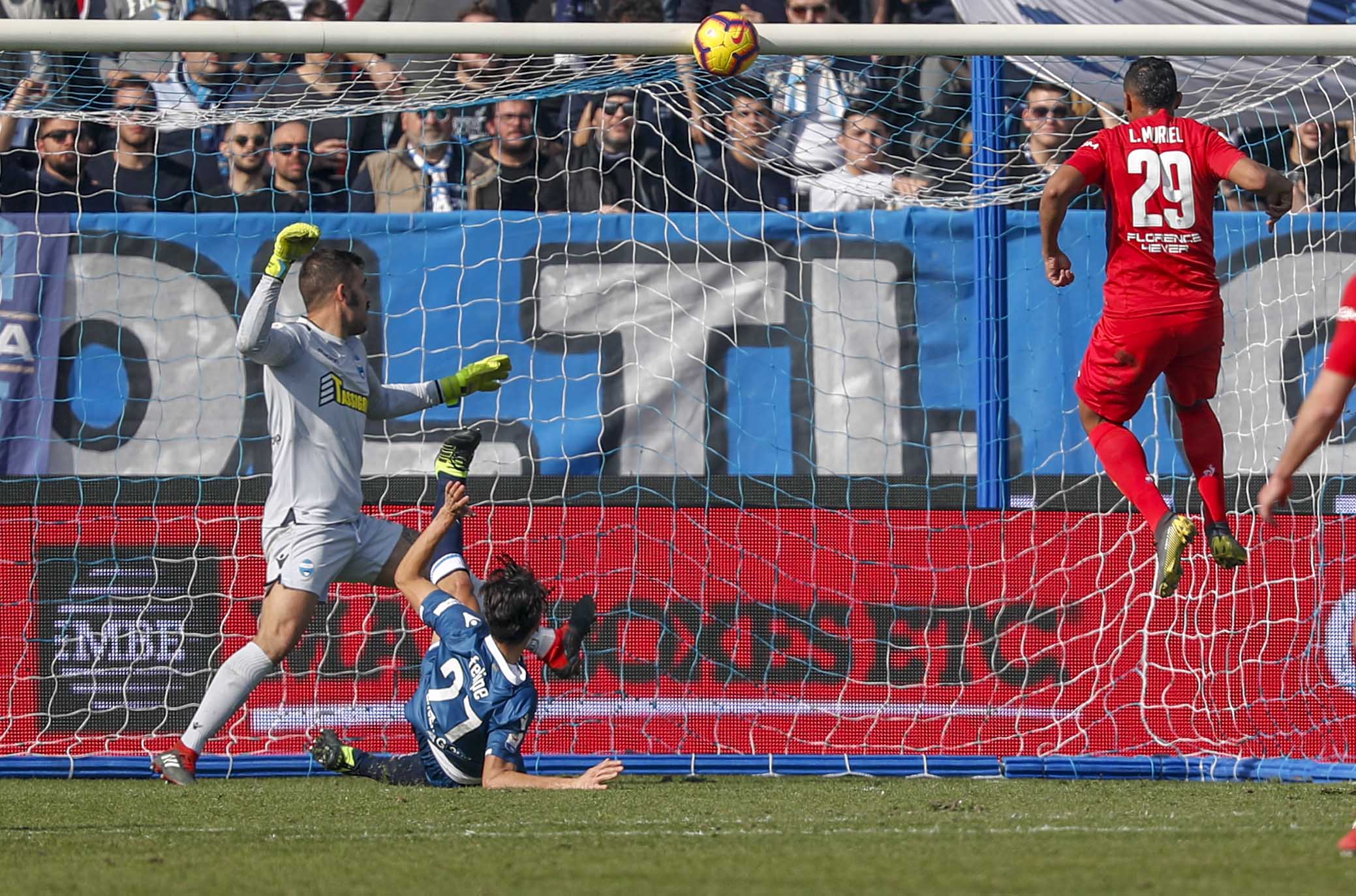 FERRARA - ITALY, 17-02-19 - 24° GIORNATA DI CAMPIONATO SERIE A TIM - STADIO PAOLO MAZZA : SPAL VS FIORENTINA, FOTO DI CASTALDI, NELLA FOTO: TRAVERSA