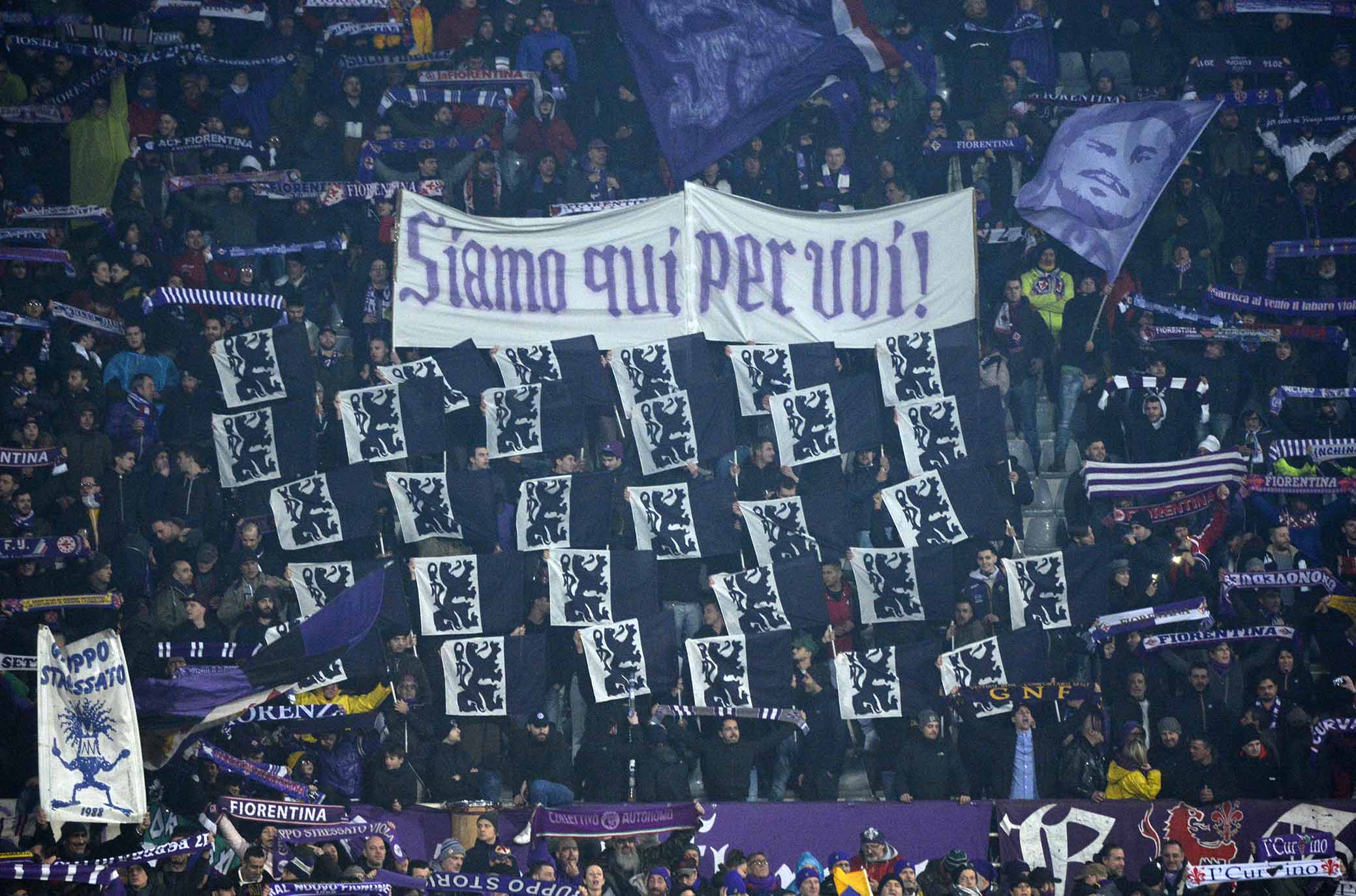 FIORENTINA-NAPOLI 09-02-2019 TIFOSI DELLA FIORENTINA. GALASSI SILVANO/SILPRESS