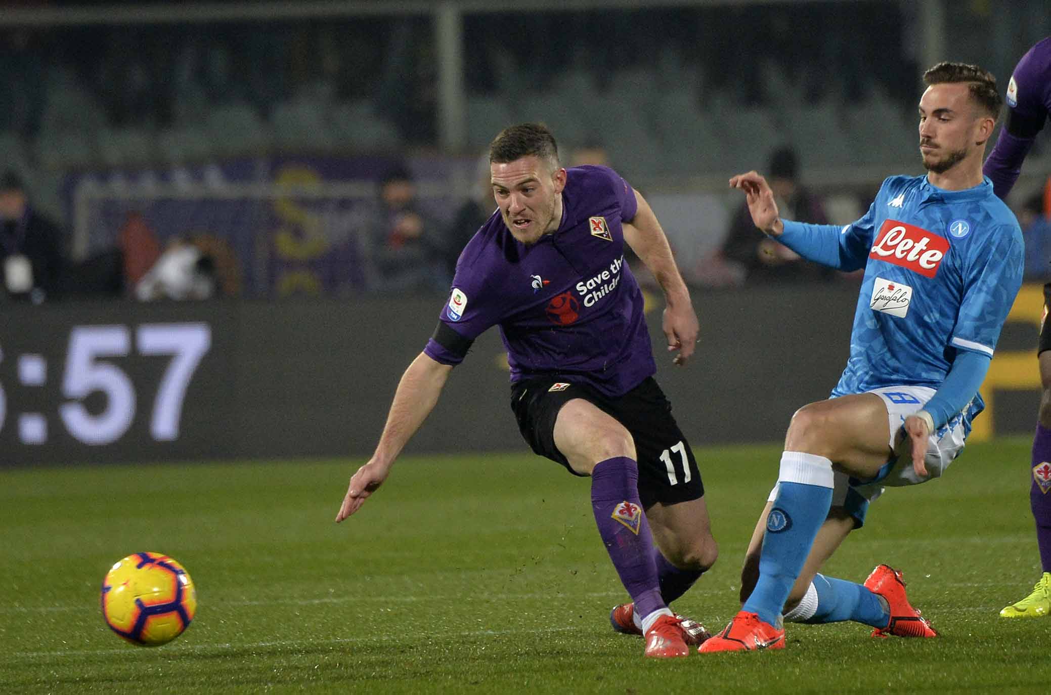 FIORENTINA-NAPOLI 09-02-2019 JORDAN VERETOUT. GALASSI SILVANO/SILPRESS