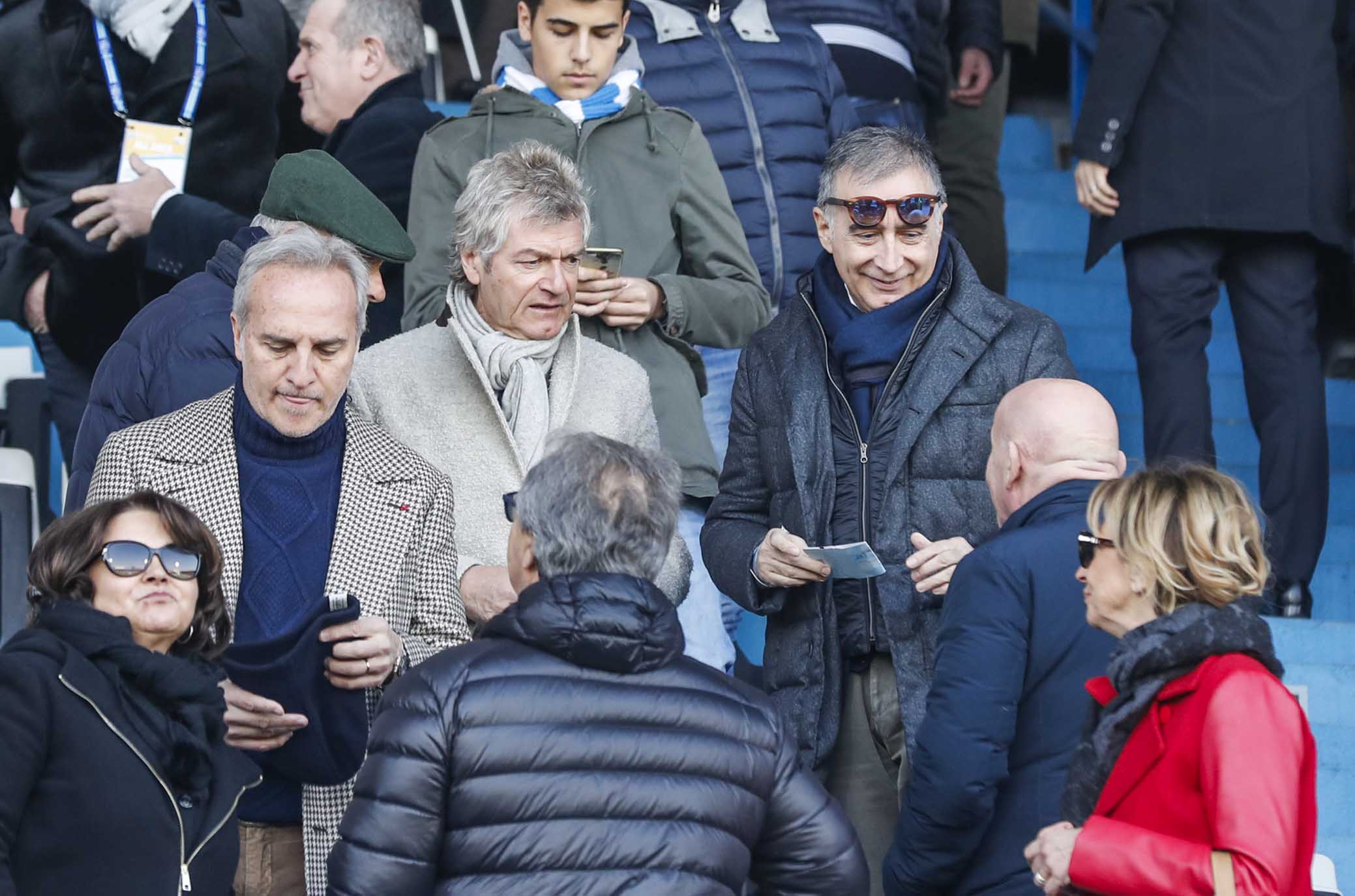 FERRARA - ITALY, 17-02-19 - 24° GIORNATA DI CAMPIONATO SERIE A TIM - STADIO PAOLO MAZZA : SPAL VS FIORENTINA, FOTO DI CASTALDI, NELLA FOTO: GIANCARLO ANTOGNONI E MARIO COGNIGNI