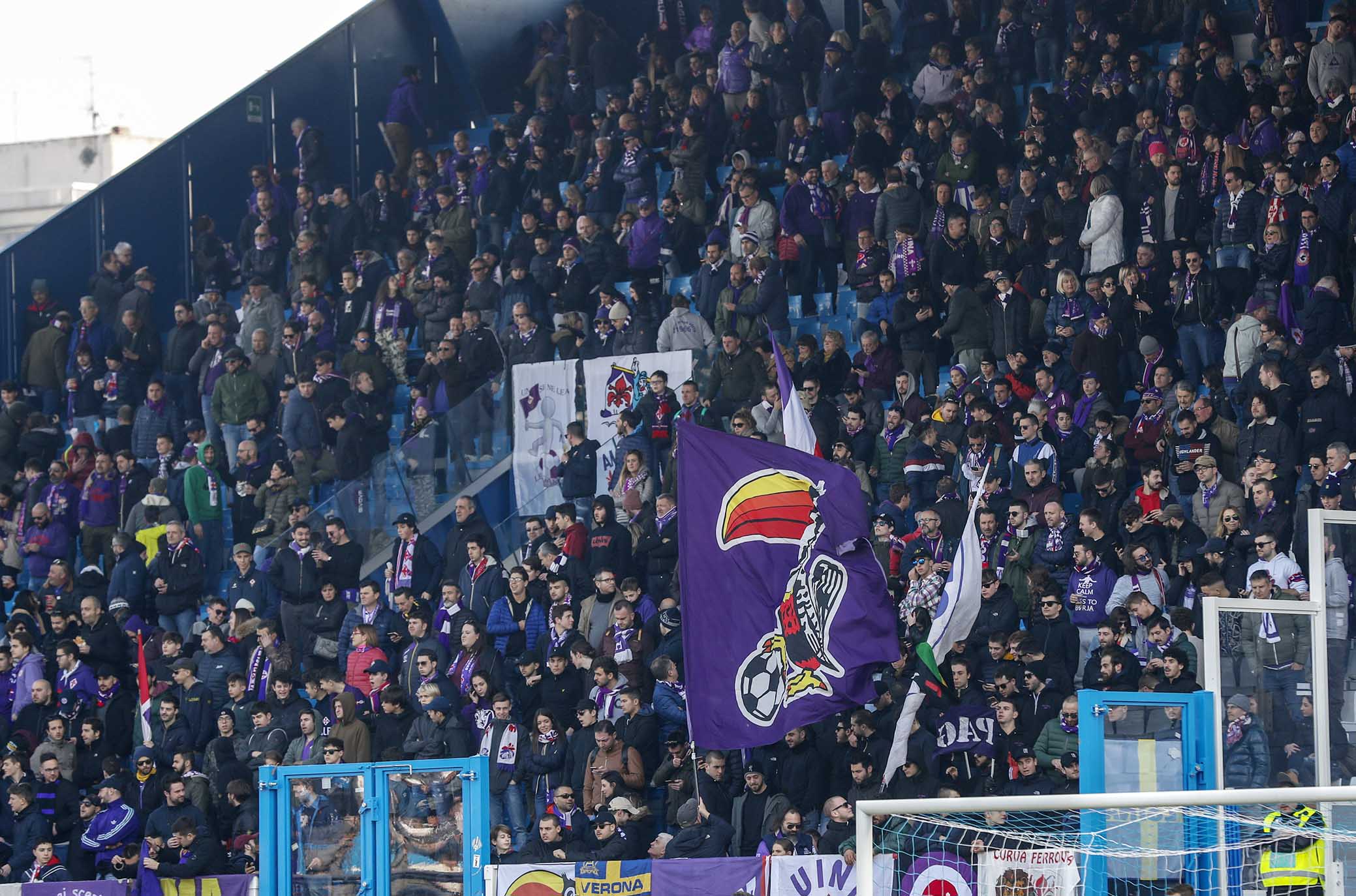 FERRARA - ITALY, 17-02-19 - 24° GIORNATA DI CAMPIONATO SERIE A TIM - STADIO PAOLO MAZZA : SPAL VS FIORENTINA, FOTO DI CASTALDI, NELLA FOTO: TIFOSI DELLA FIORENTINA