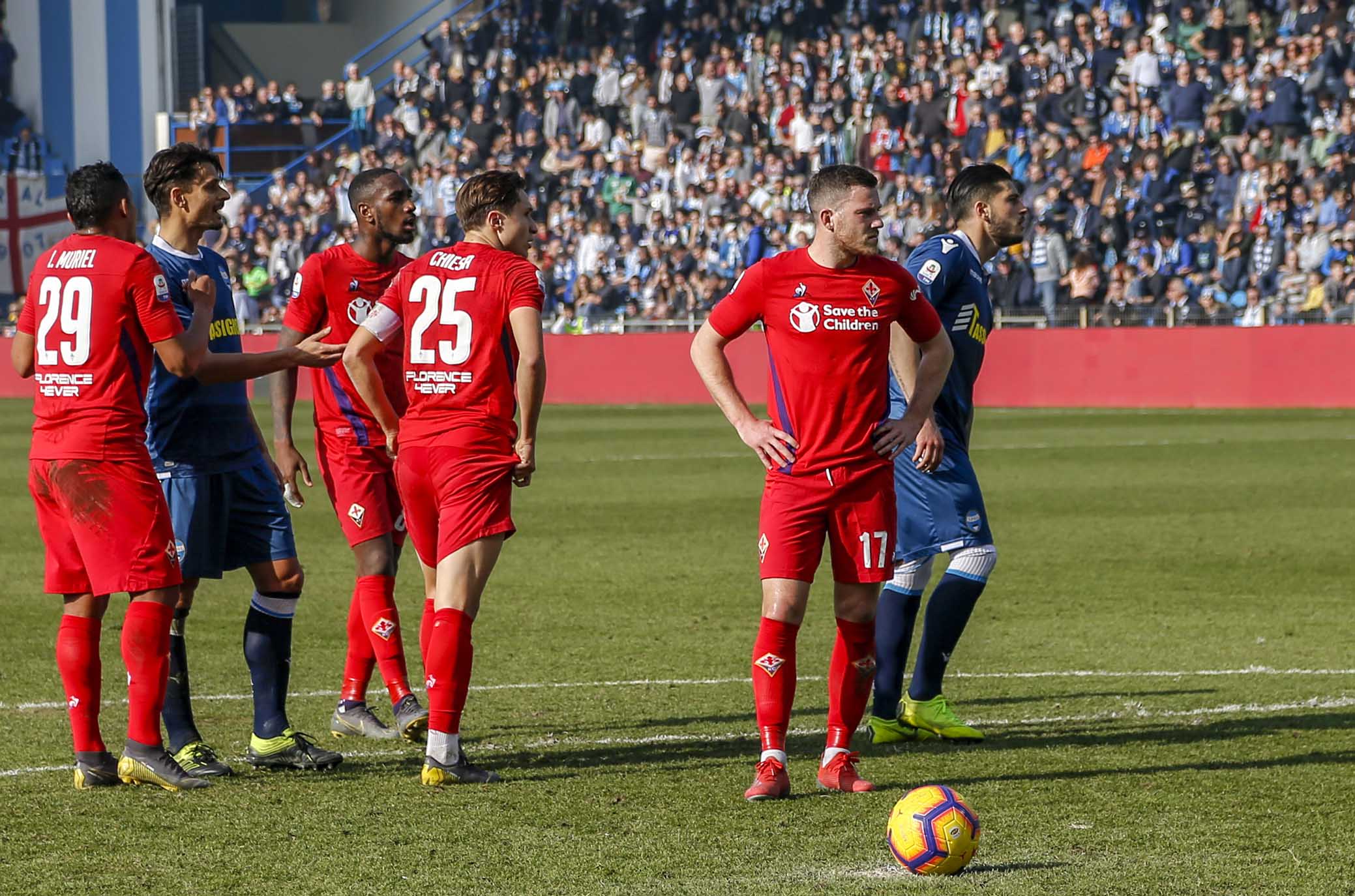 FERRARA - ITALY, 17-02-19 - 24° GIORNATA DI CAMPIONATO SERIE A TIM - STADIO PAOLO MAZZA : SPAL VS FIORENTINA, FOTO DI CASTALDI, NELLA FOTO: JORDAN VERETOUT