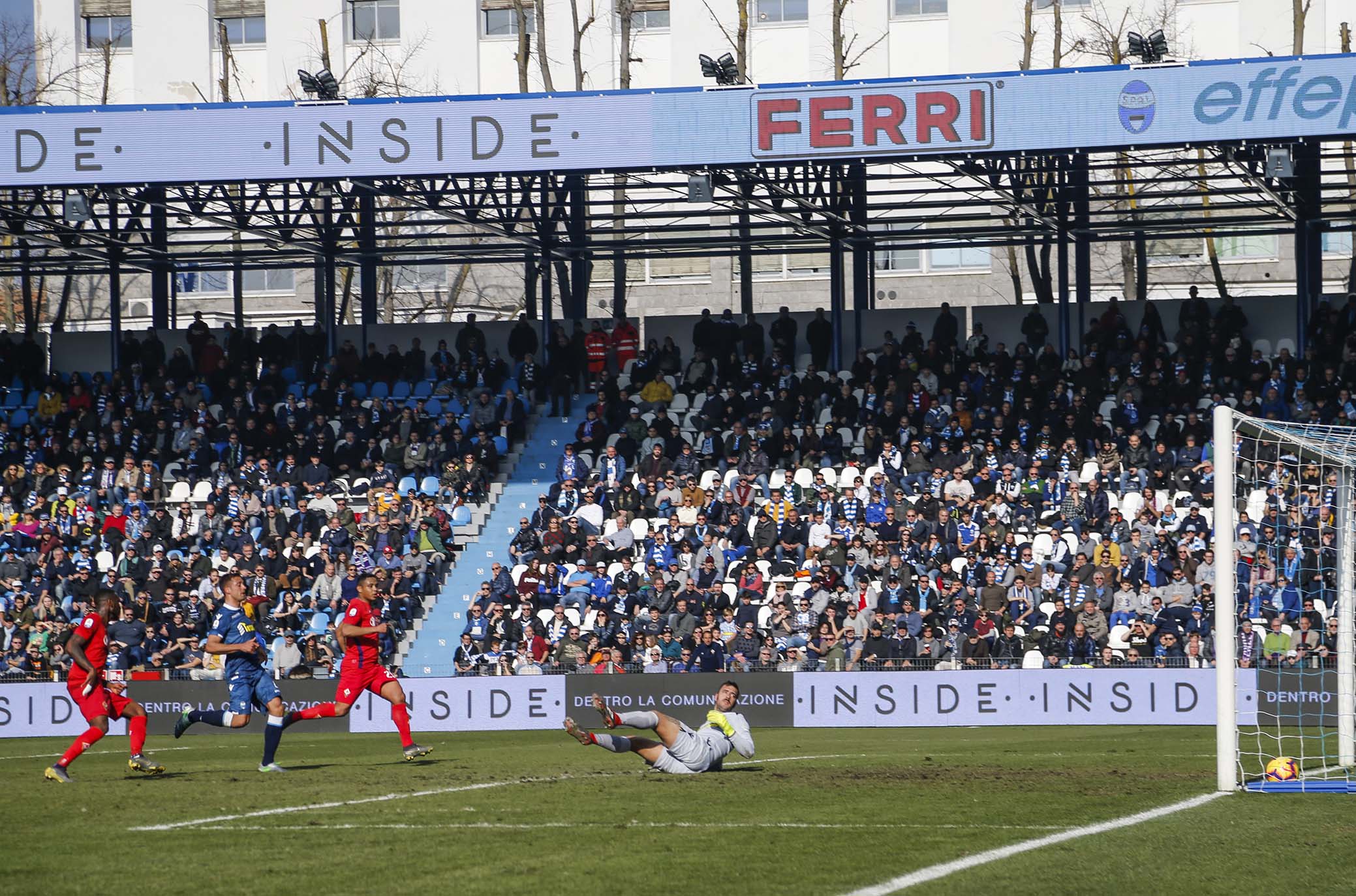 FERRARA - ITALY, 17-02-19 - 24° GIORNATA DI CAMPIONATO SERIE A TIM - STADIO PAOLO MAZZA : SPAL VS FIORENTINA, FOTO DI CASTALDI, NELLA FOTO: GOL DI GERSON