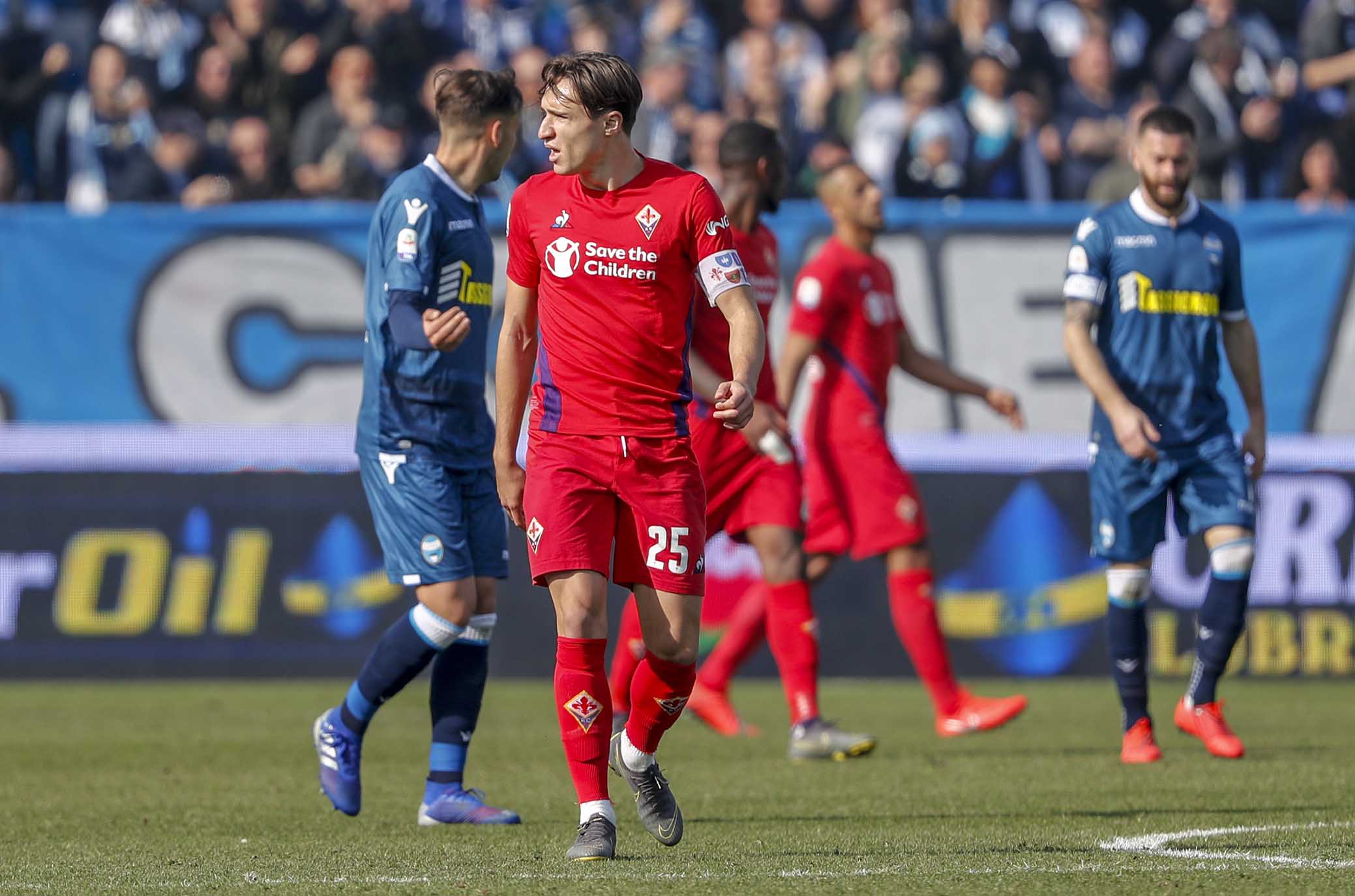 FERRARA - ITALY, 17-02-19 - 24° GIORNATA DI CAMPIONATO SERIE A TIM - STADIO PAOLO MAZZA : SPAL VS FIORENTINA, FOTO DI CASTALDI, NELLA FOTO: FEDERICO CHIESA