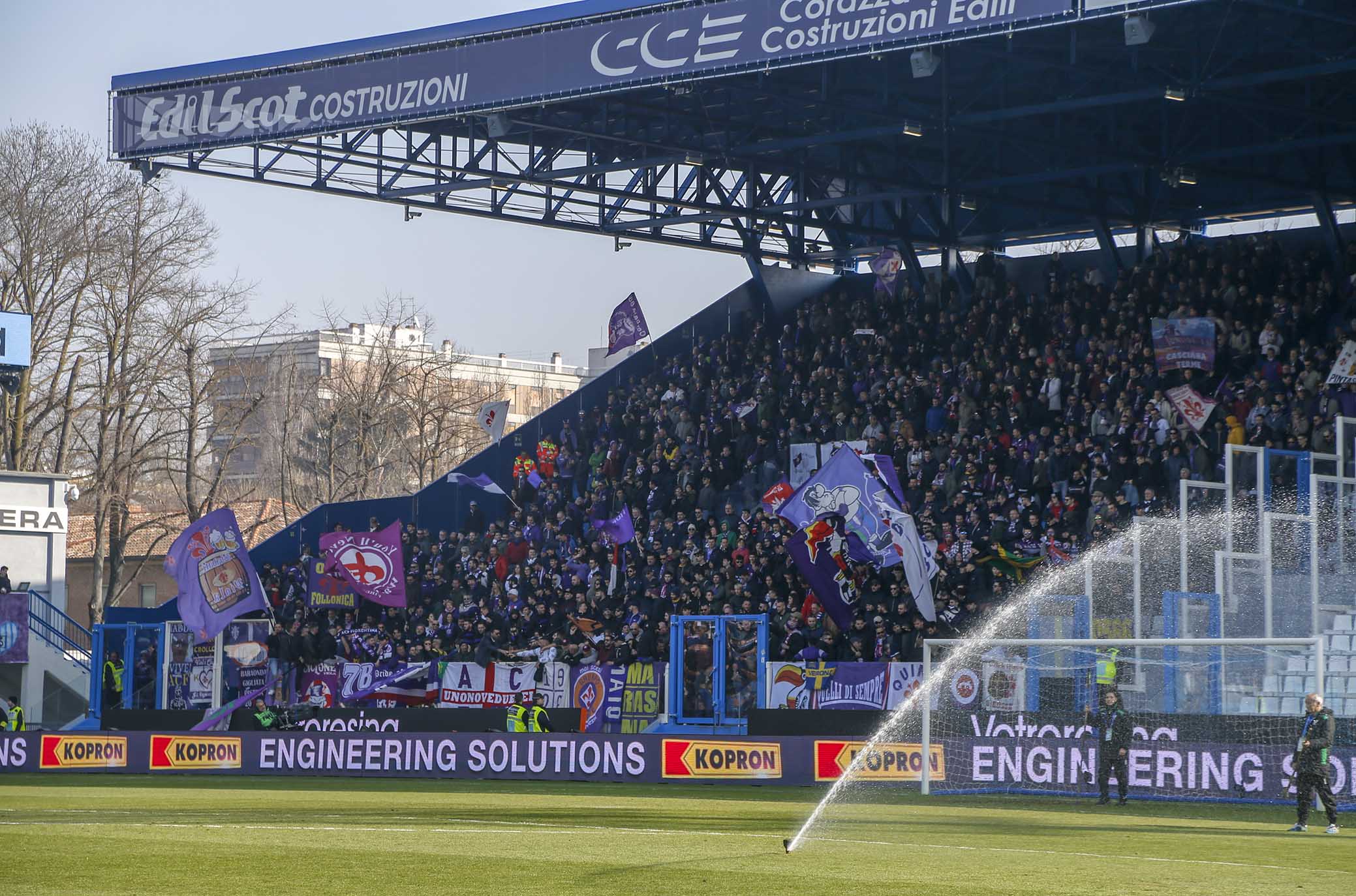 FERRARA - ITALY, 17-02-19 - 24° GIORNATA DI CAMPIONATO SERIE A TIM - STADIO PAOLO MAZZA : SPAL VS FIORENTINA, FOTO DI CASTALDI, NELLA FOTO: TIFOSI FIORENTINA