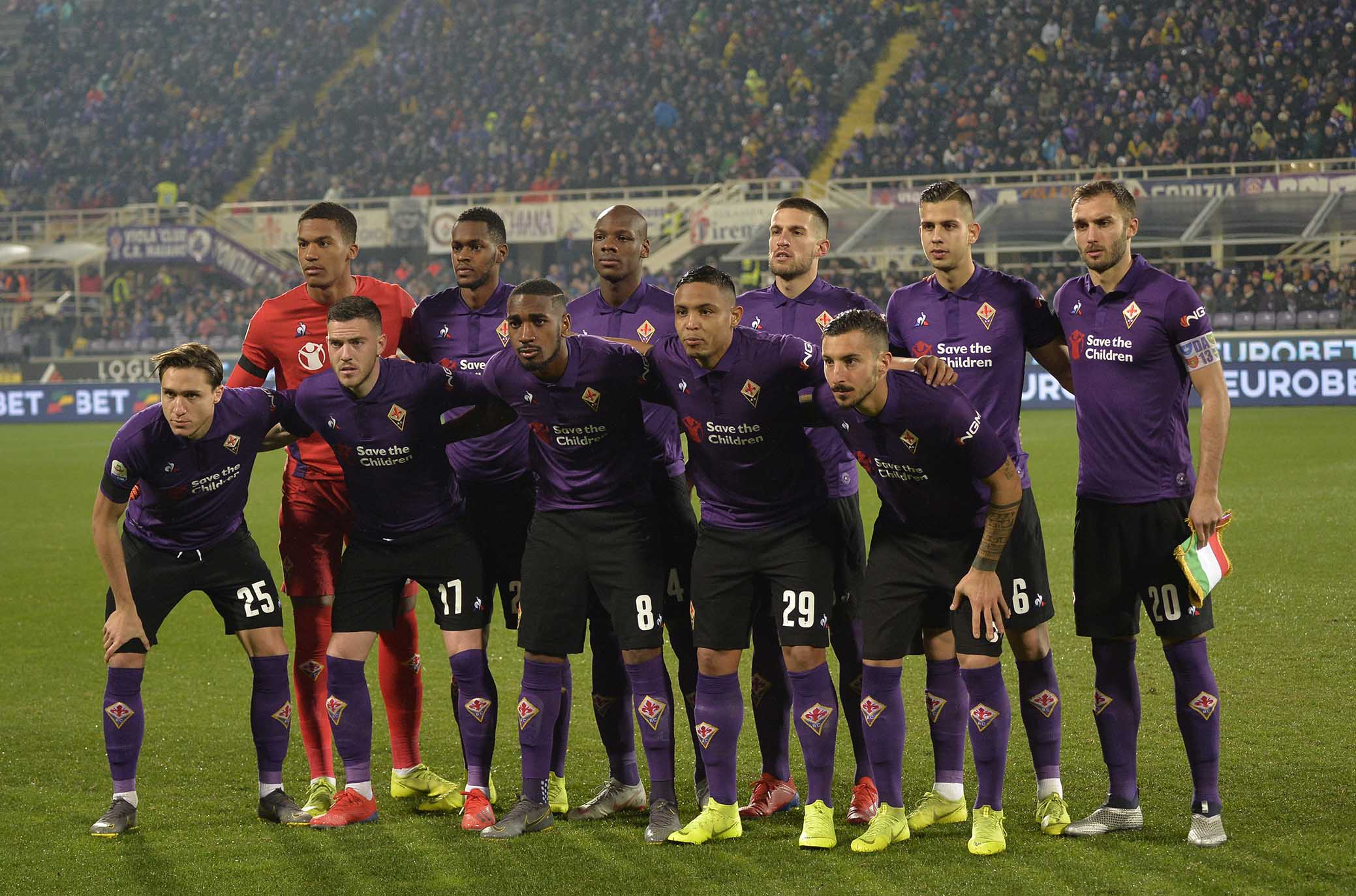 FIORENTINA-NAPOLI 09-02-2019 SQUADRA DELLA FIORENTINA. GALASSI SILVANO/SILPRESS