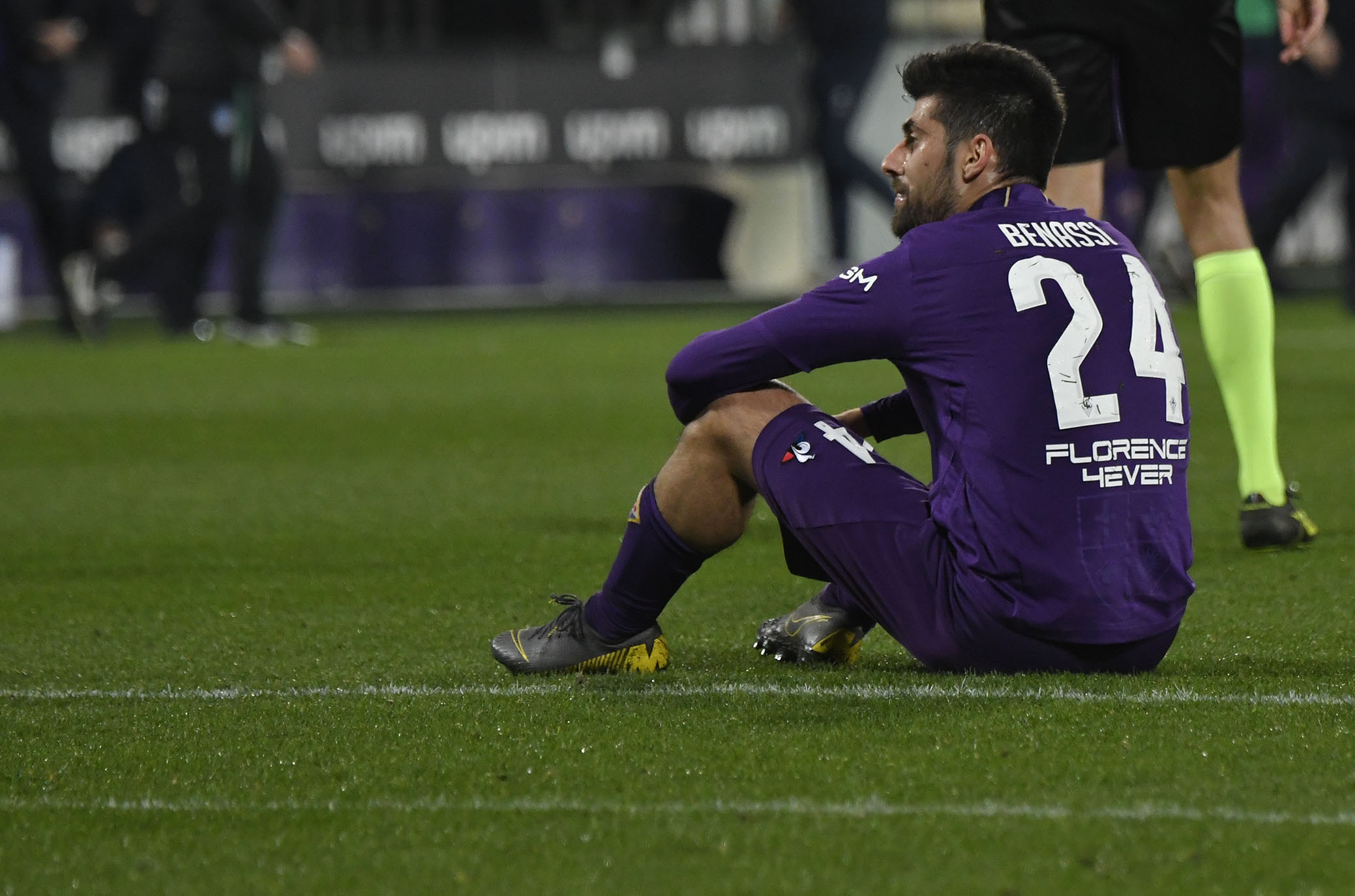 27-02-2019.SEMIFINALE COPPA ITALIA.FIORENTINA-ATALANTA. BENASSI A FINE GARA.GALASSI SILVANO/SILPRESS.