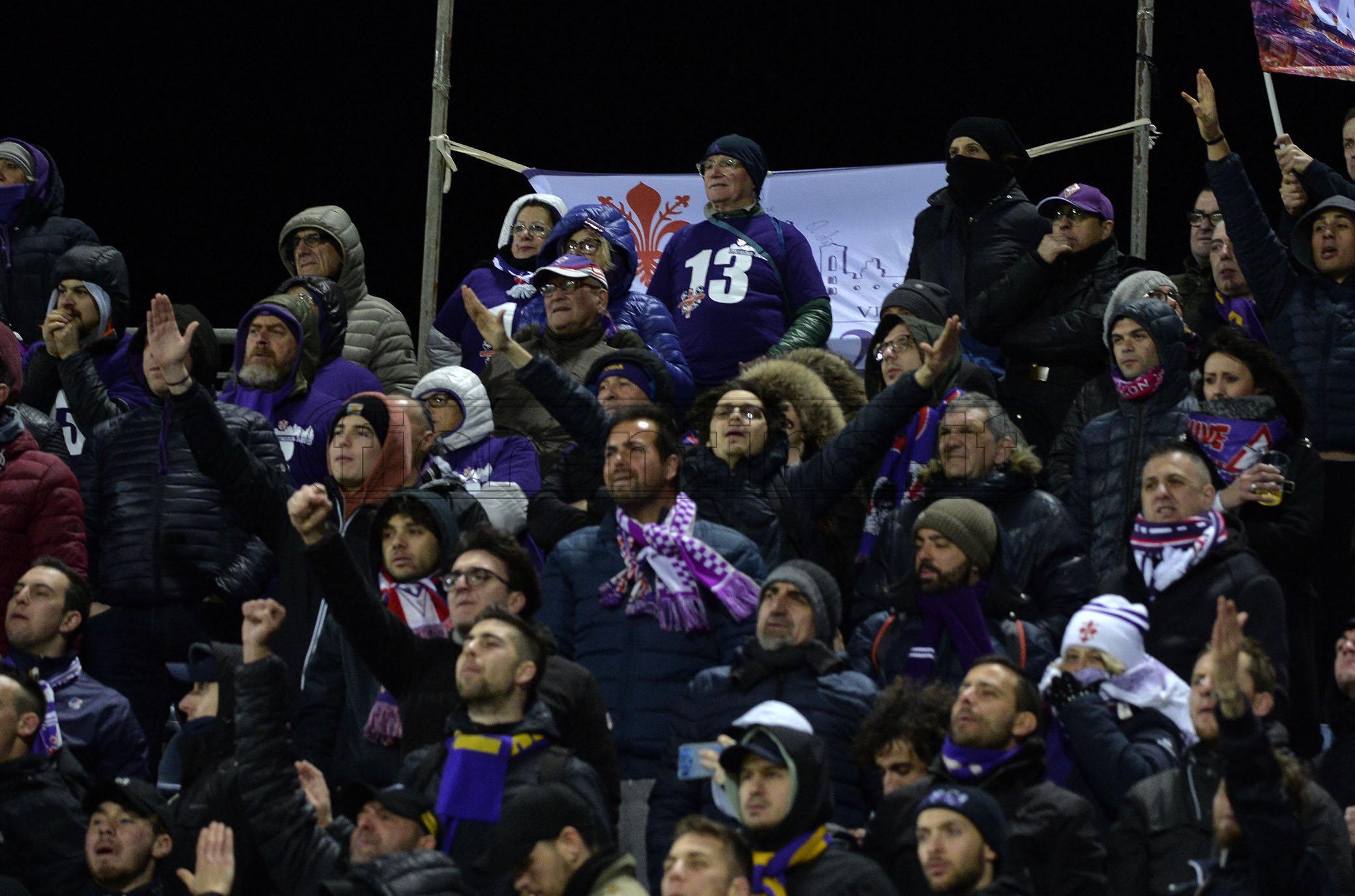 CAGLIARI-FIORENTINA 15-03-2019 TIFOSI DELLA FIORENTINA. GALASSI SILVANO/SILPRESS